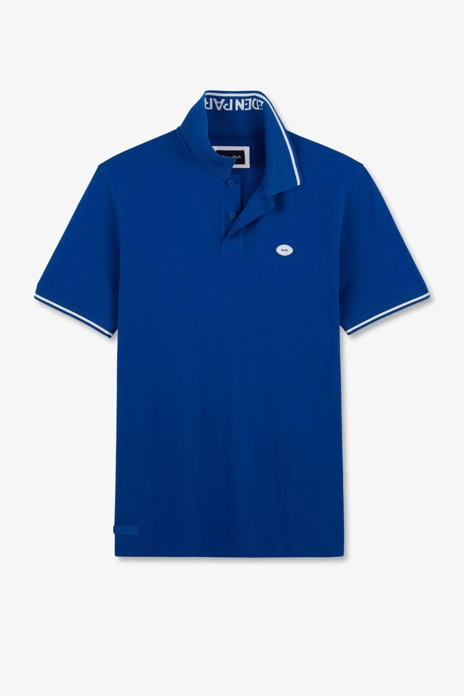 Eden Park Polo Bleu A Manches Courtes-Homme Polos