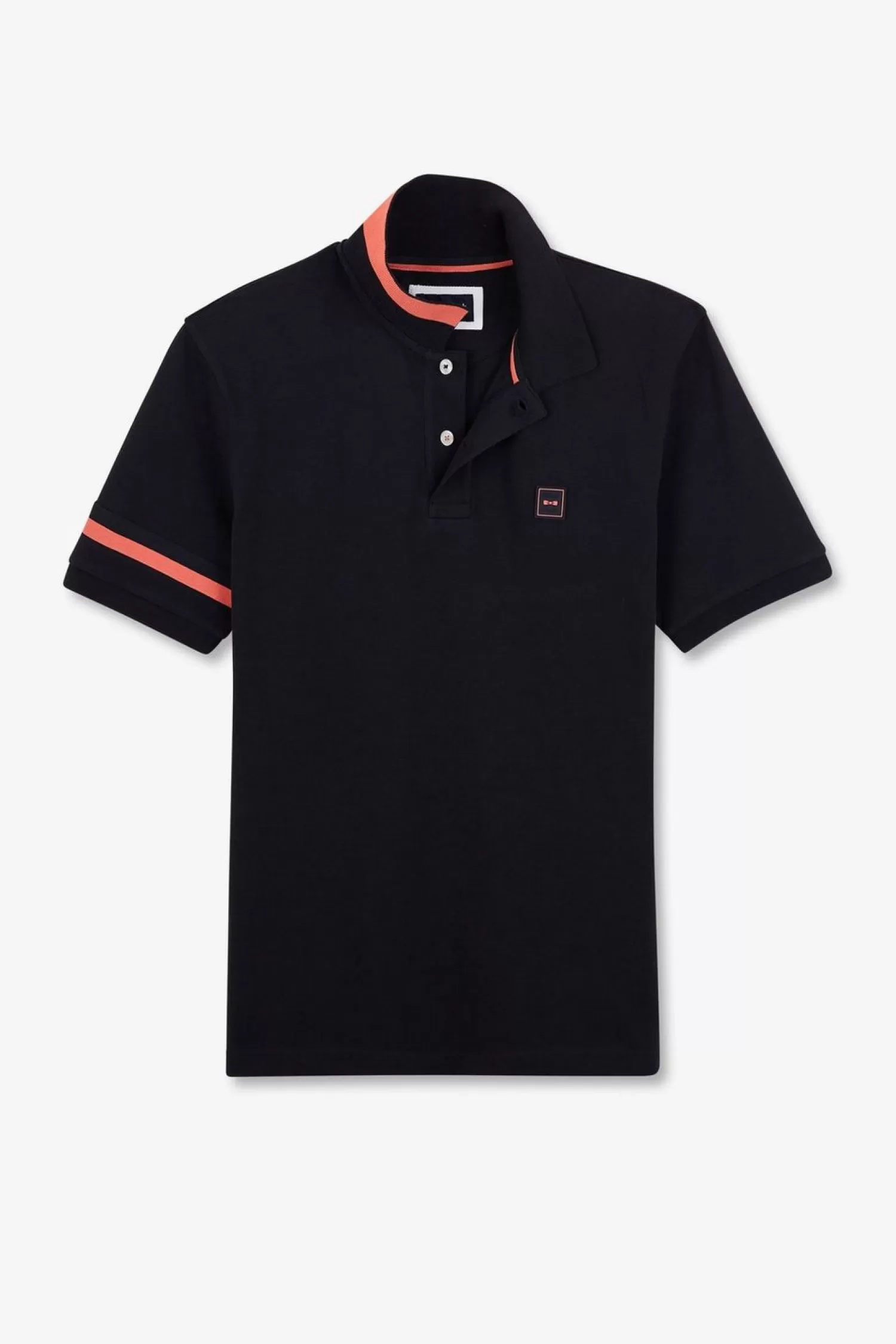 Eden Park Polo Bleu Marine A Manches Courtes-Homme Polos