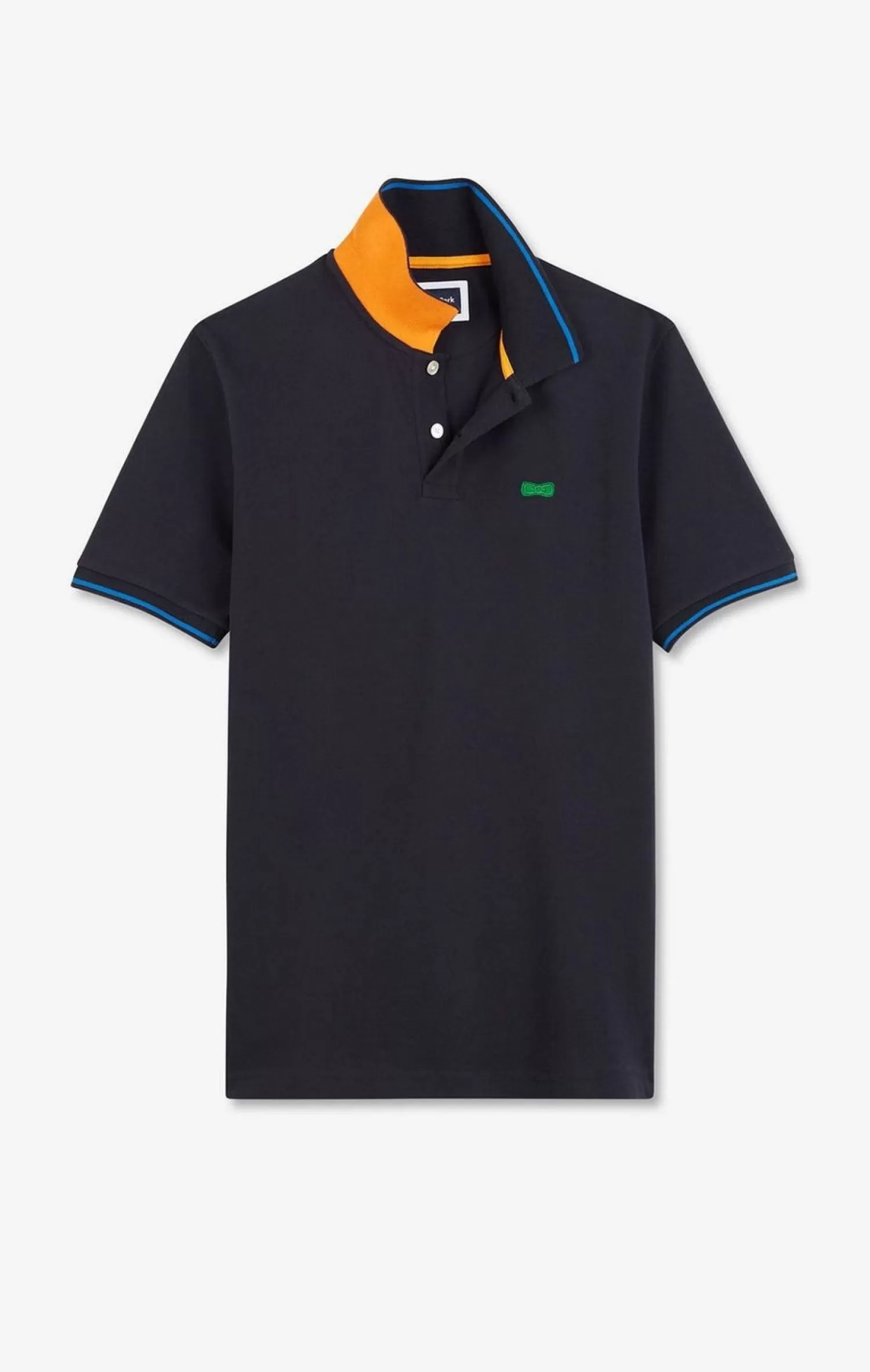 Eden Park Polo Bleu Marine A Manches Courtes-Homme Polos