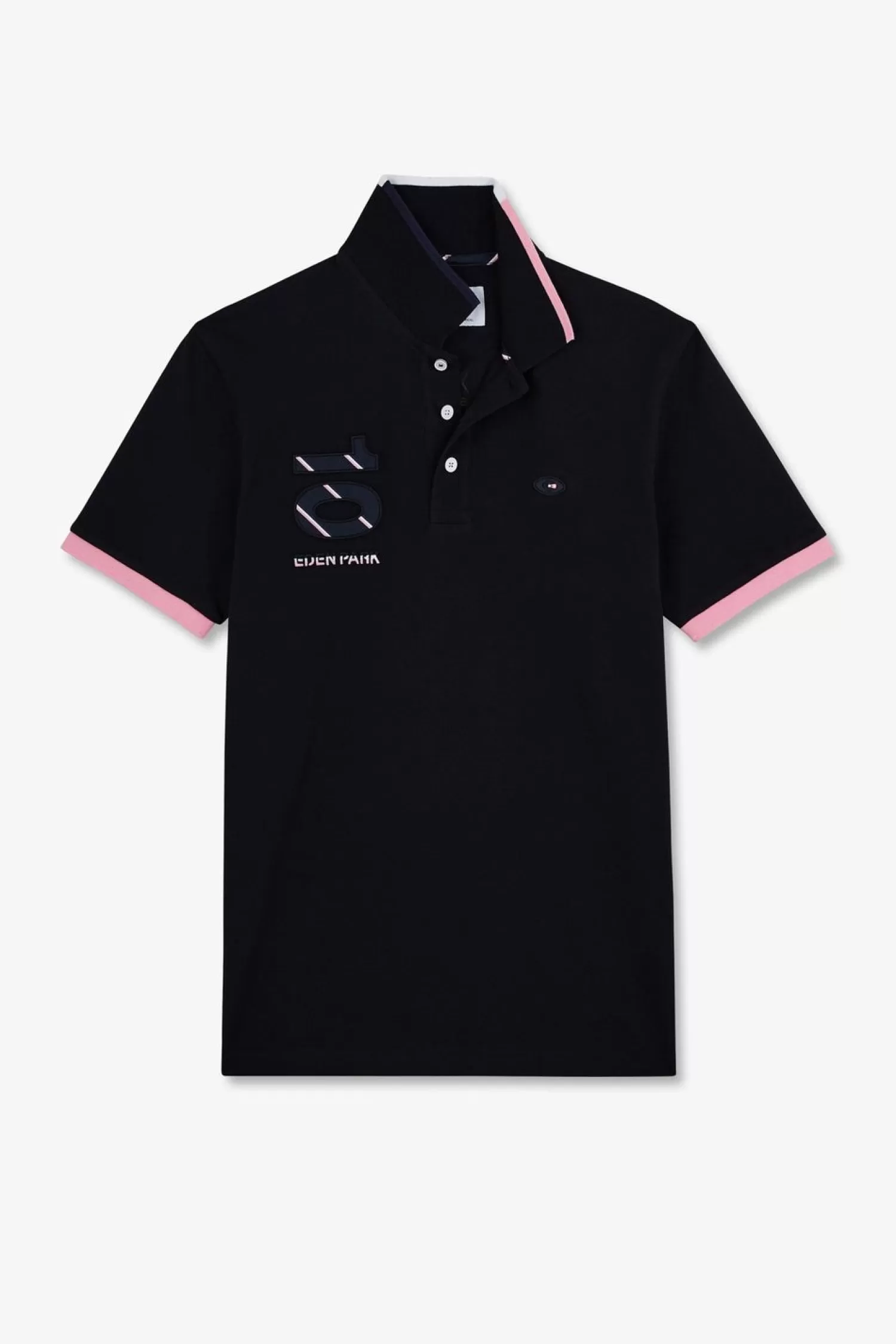 Eden Park Polo Bleu Marine A Manches Courtes Xv De France-Homme Polos