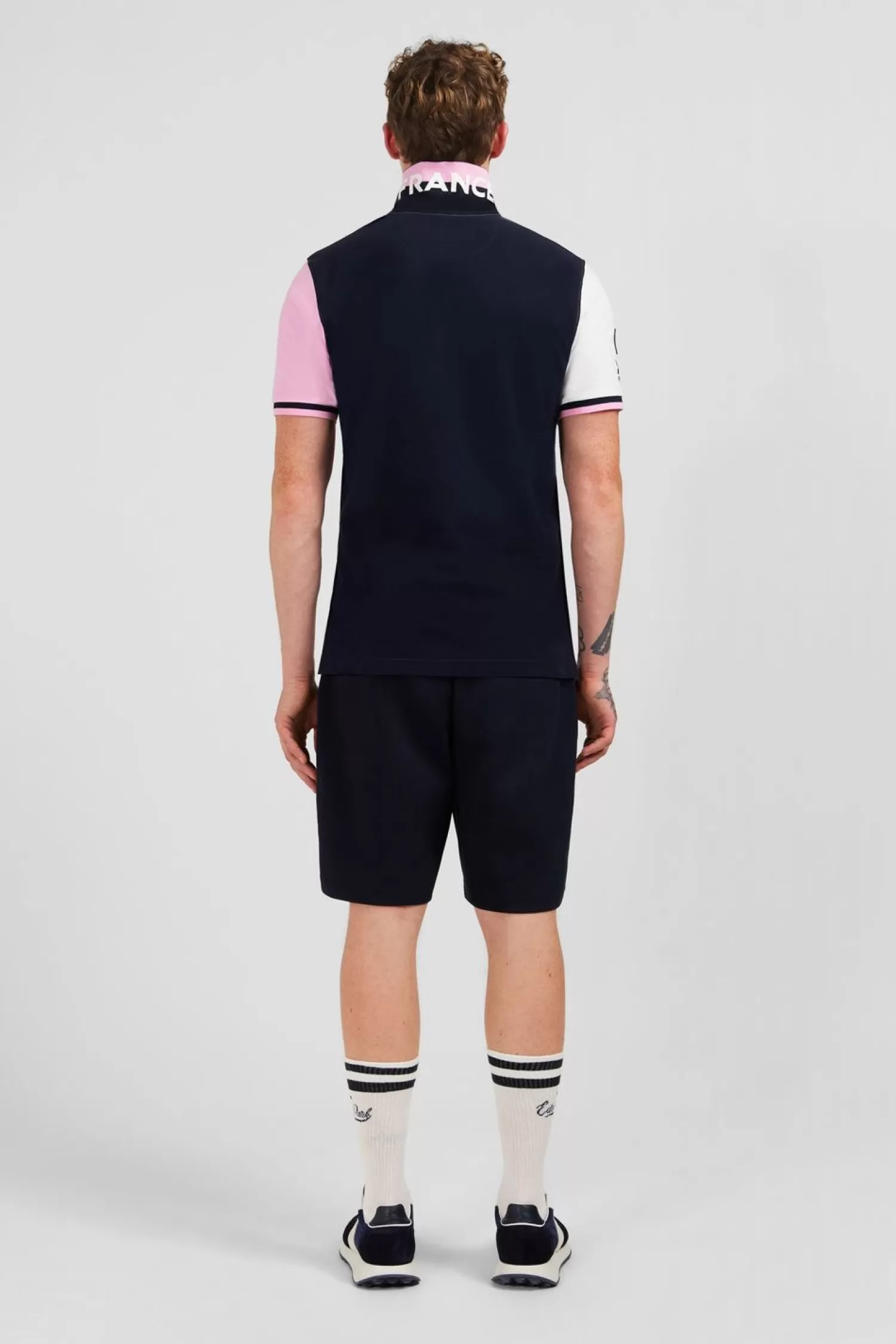 Eden Park Polo Colorblock A Manches Courtes Xv De France-Homme Polos