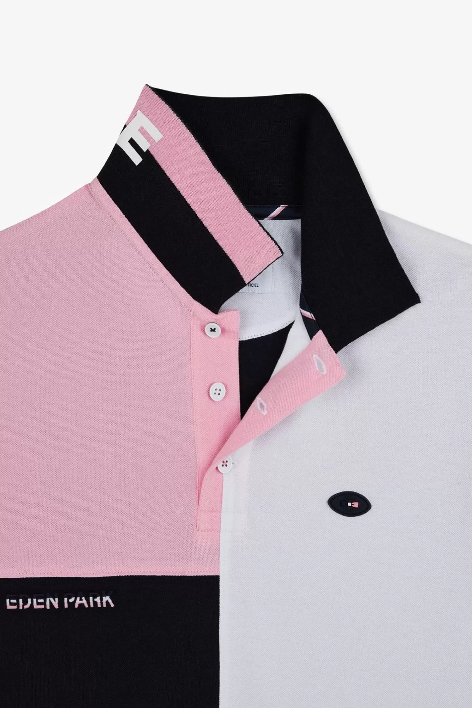 Eden Park Polo Colorblock A Manches Courtes Xv De France-Homme Polos