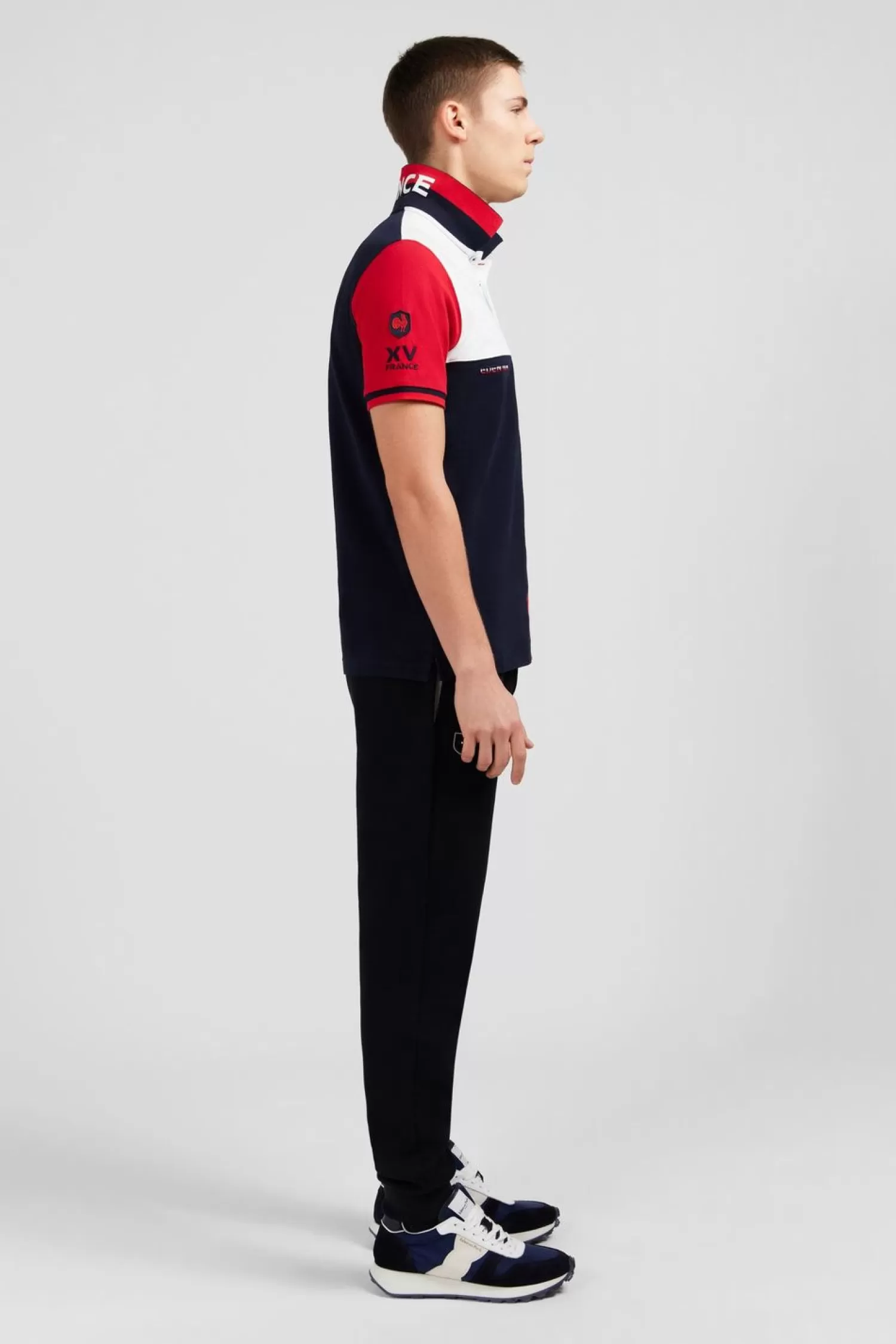 Eden Park Polo Colorblock A Manches Courtes Xv De France-Homme Polos