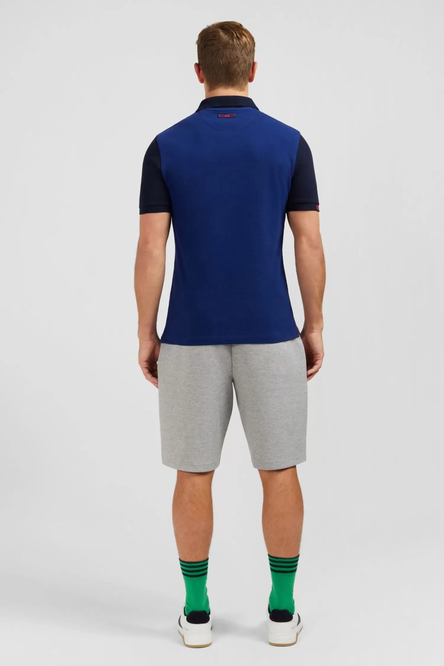 Eden Park Polo Colorblock Bleu A Manches Courtes-Homme Polos