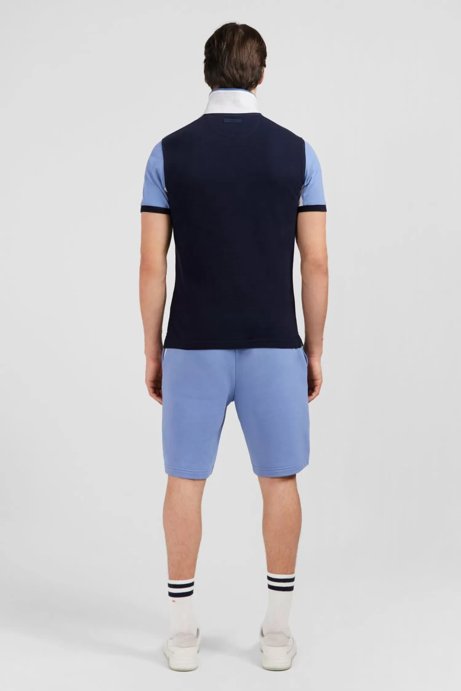 Eden Park Polo Colorblock Bleu A Manches Courtes-Homme Polos