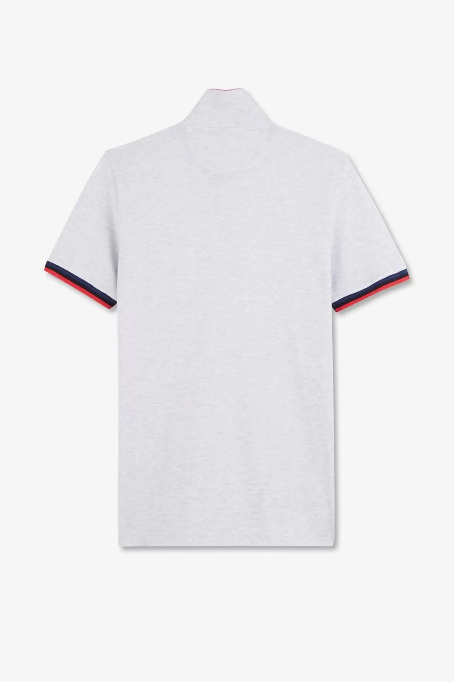 Eden Park Polo Gris A Details Tricolores-Homme Polos