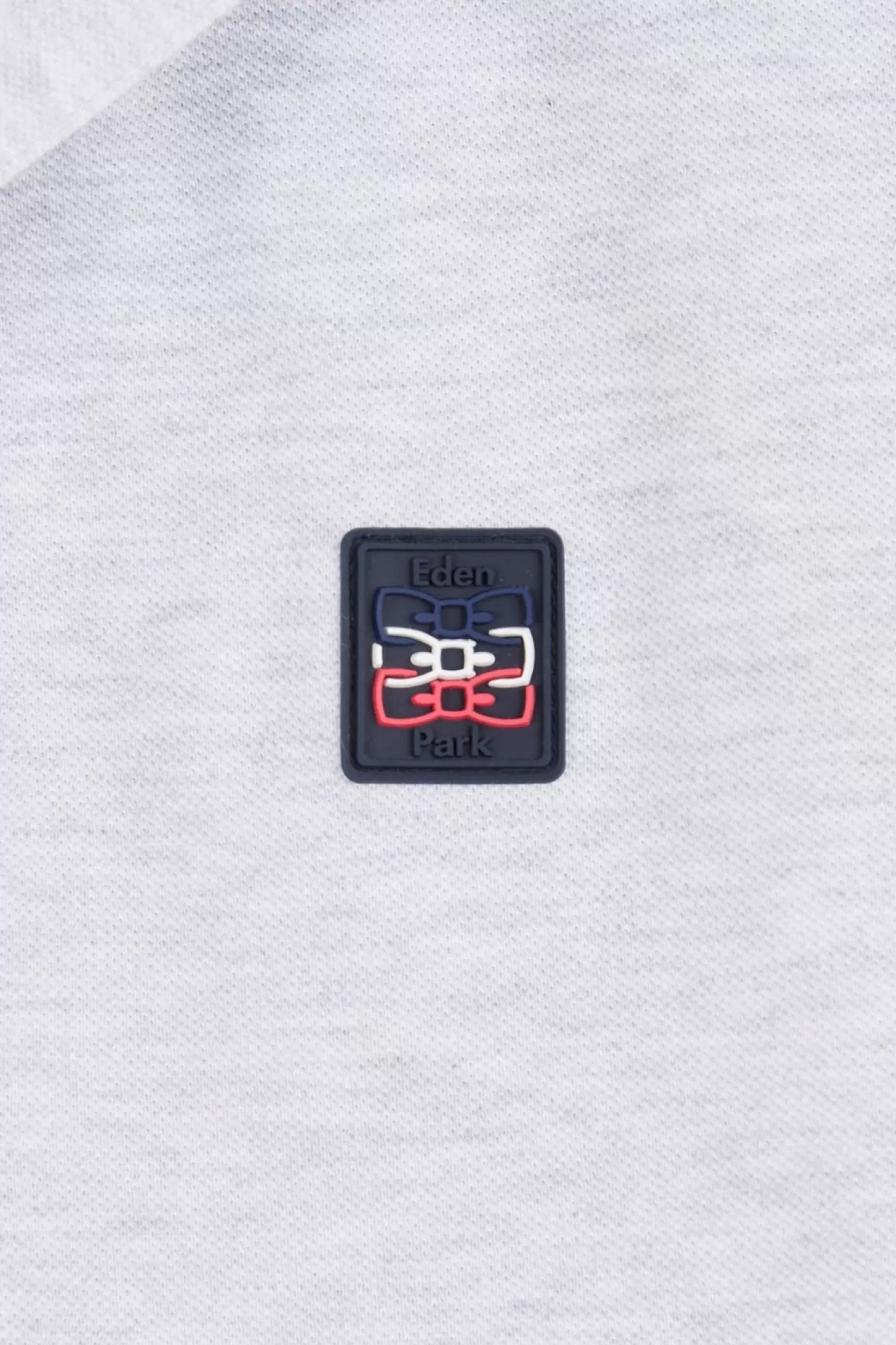 Eden Park Polo Gris A Details Tricolores-Homme Polos
