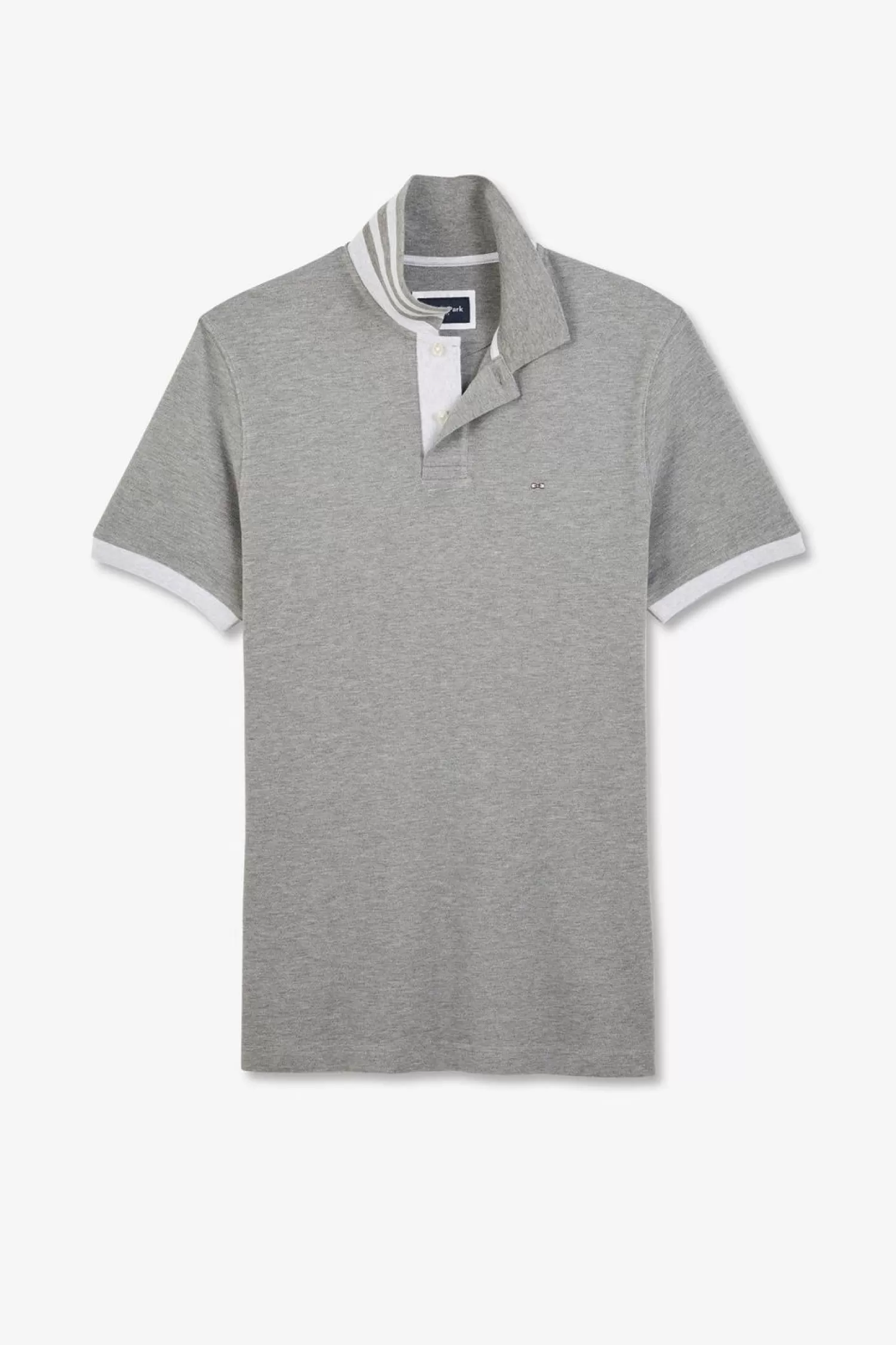 Eden Park Polo Gris A Manches Courtes-Homme Polos