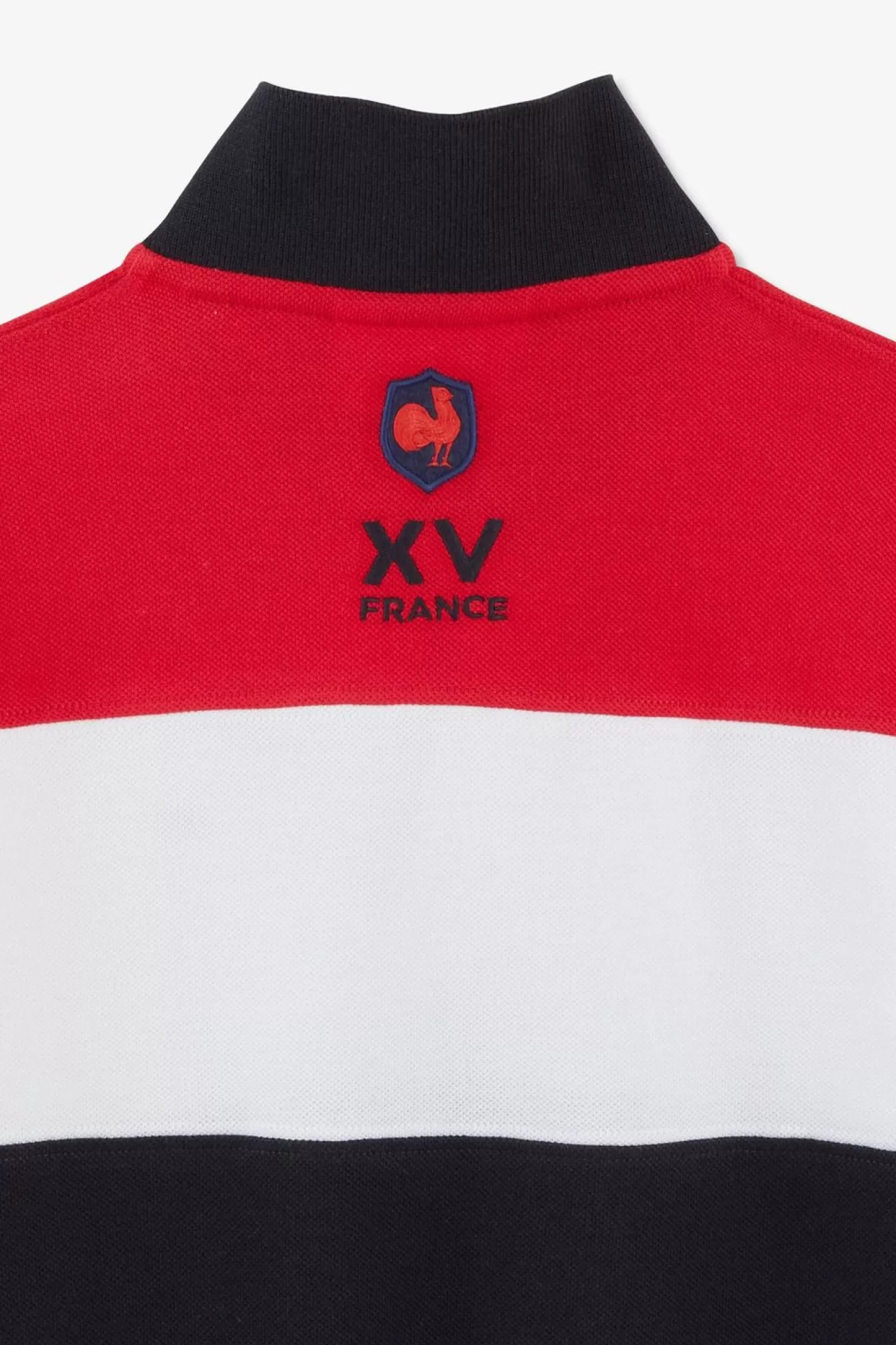 Eden Park Polo Manches Courtes Tricolore Xv De France En Pique Coton-Enfant Enfant