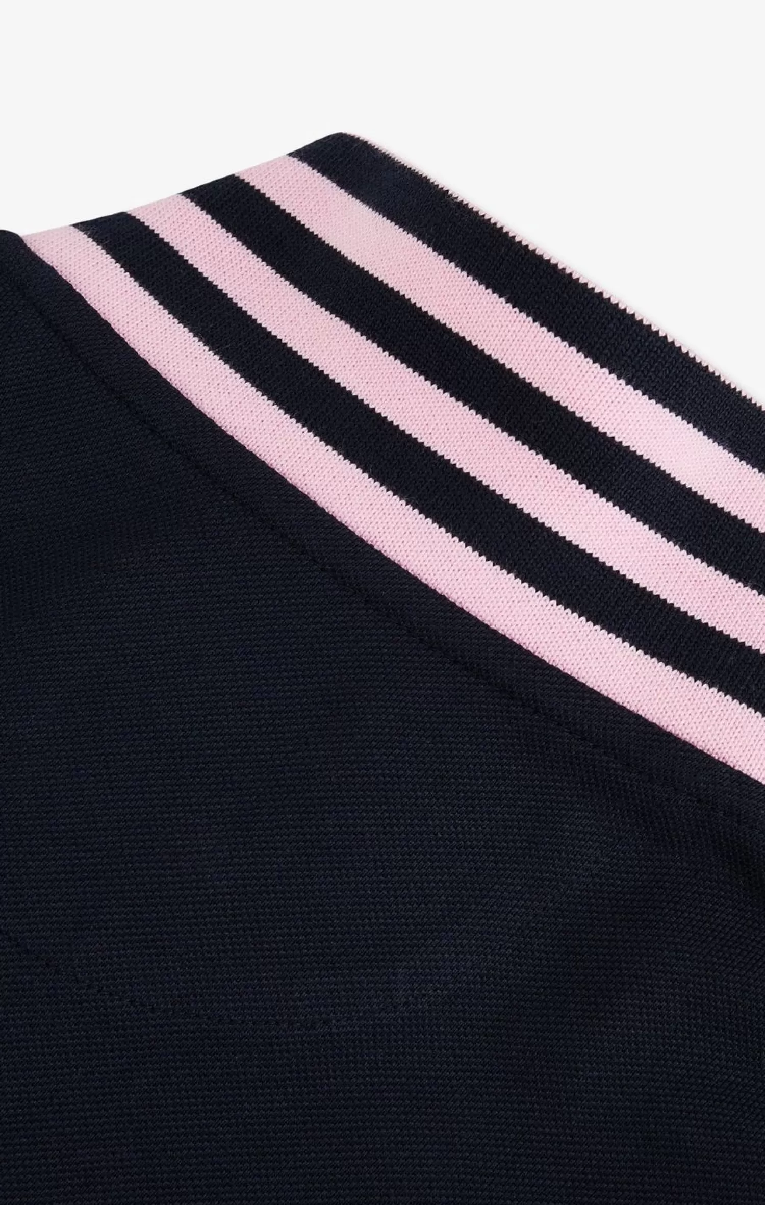 Eden Park Polo Manches Longues Bleu Marine En Coton Avec Col Contraste-Homme Polos