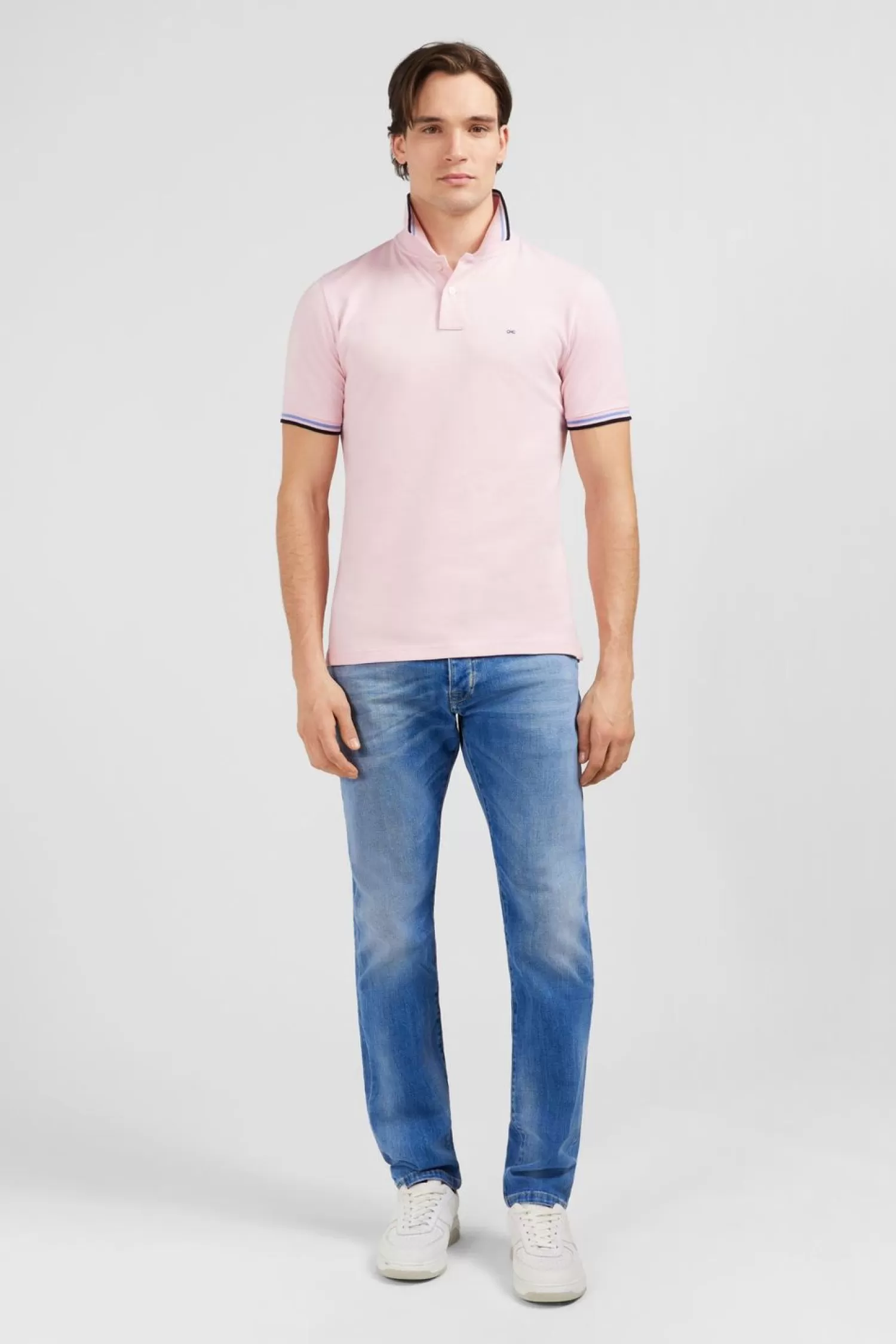 Eden Park Polo Rose En Coton Pima-Homme Polos