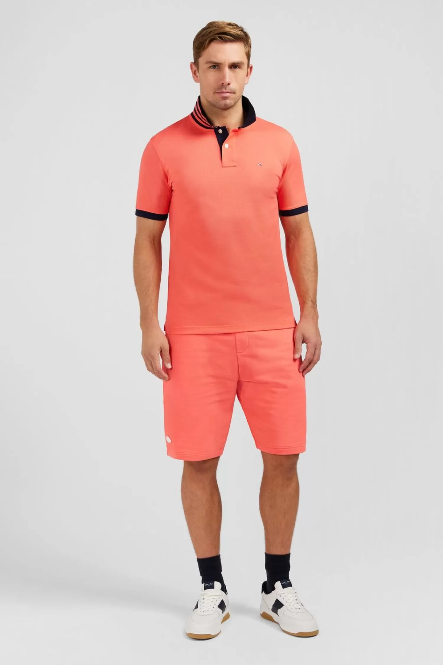 Eden Park Polo Rose Manches Courtes-Homme Polos