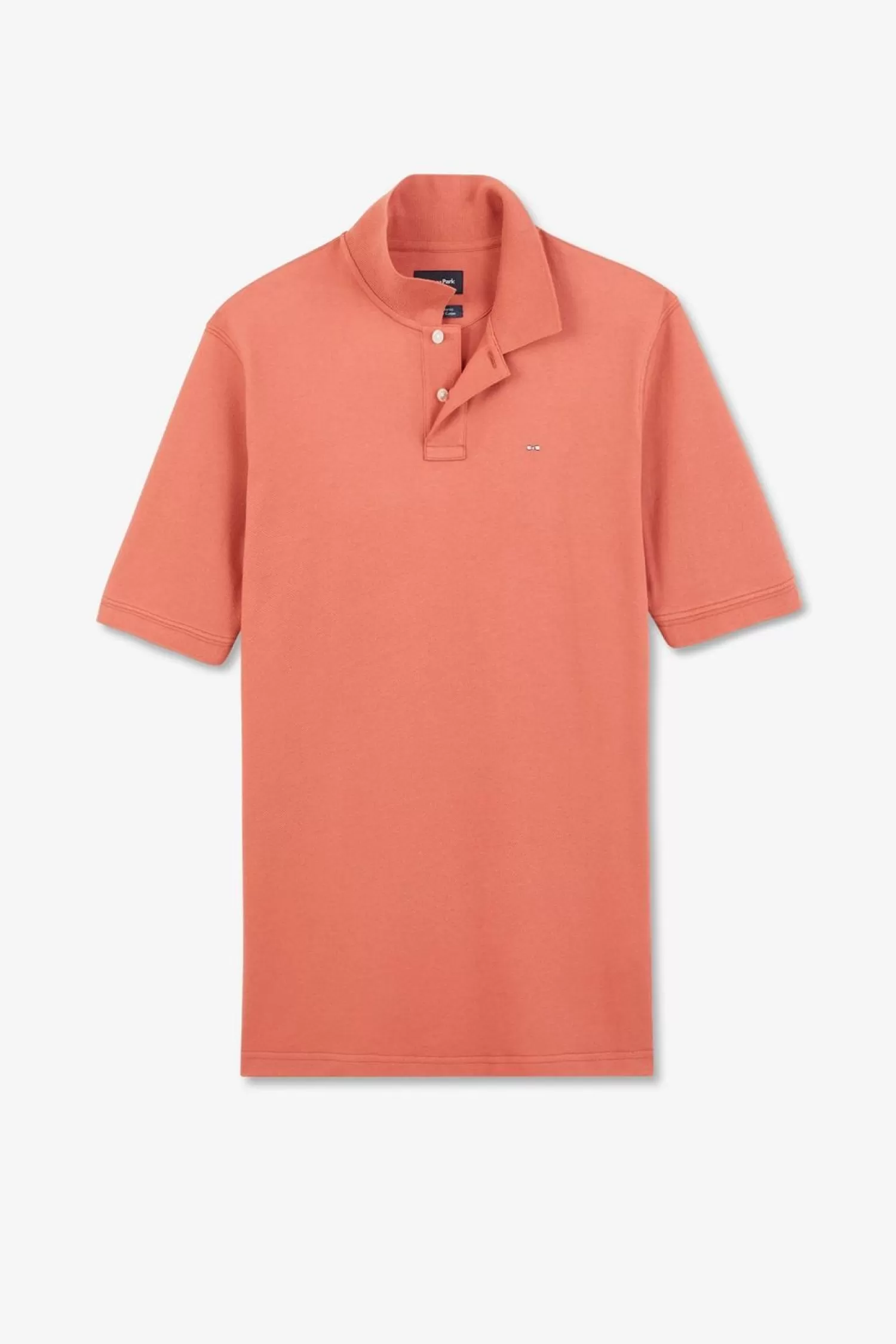 Eden Park Polo Rouge Uni A Manches Courtes-Homme Polos