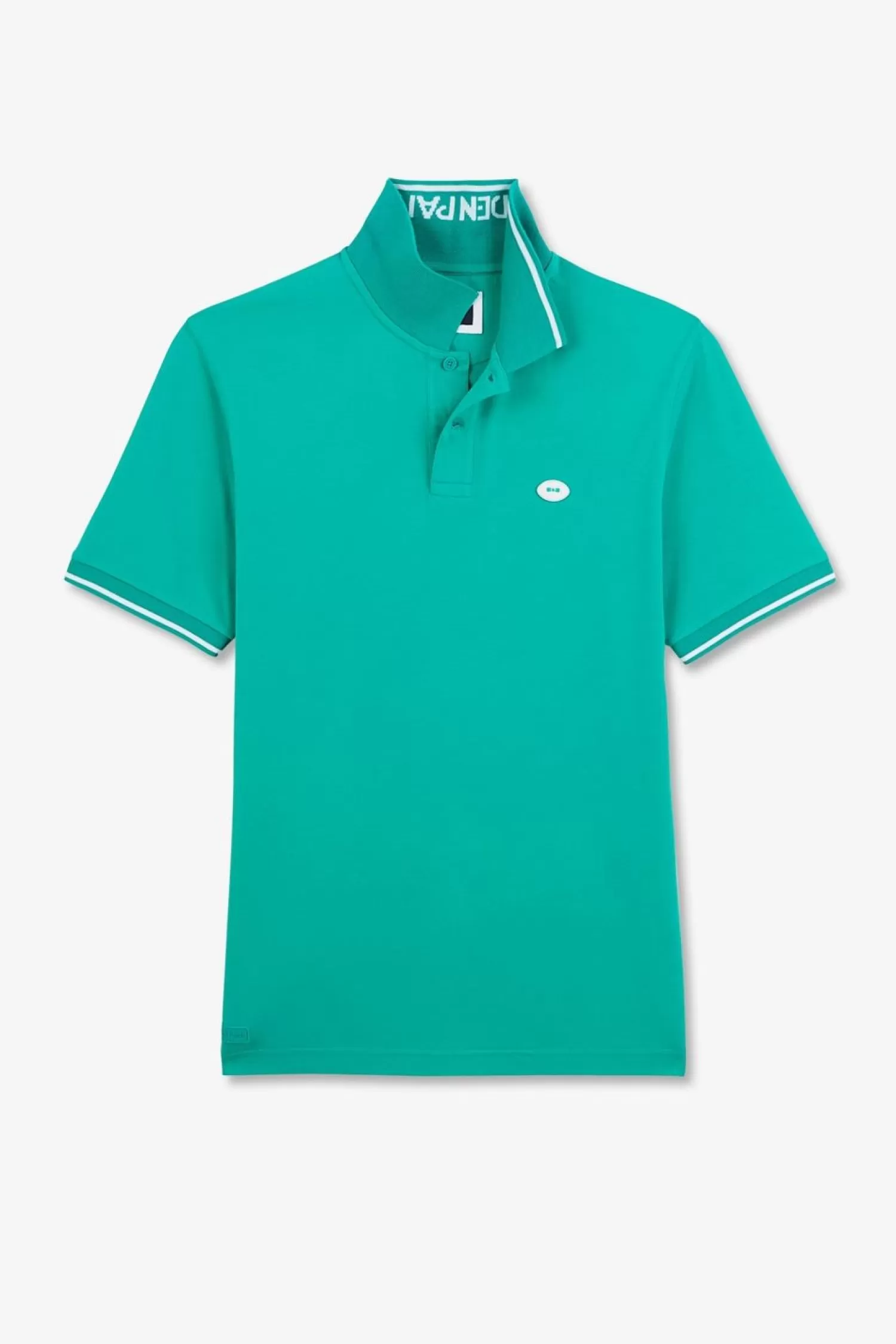 Eden Park Polo Vert A Manches Courtes-Homme Polos