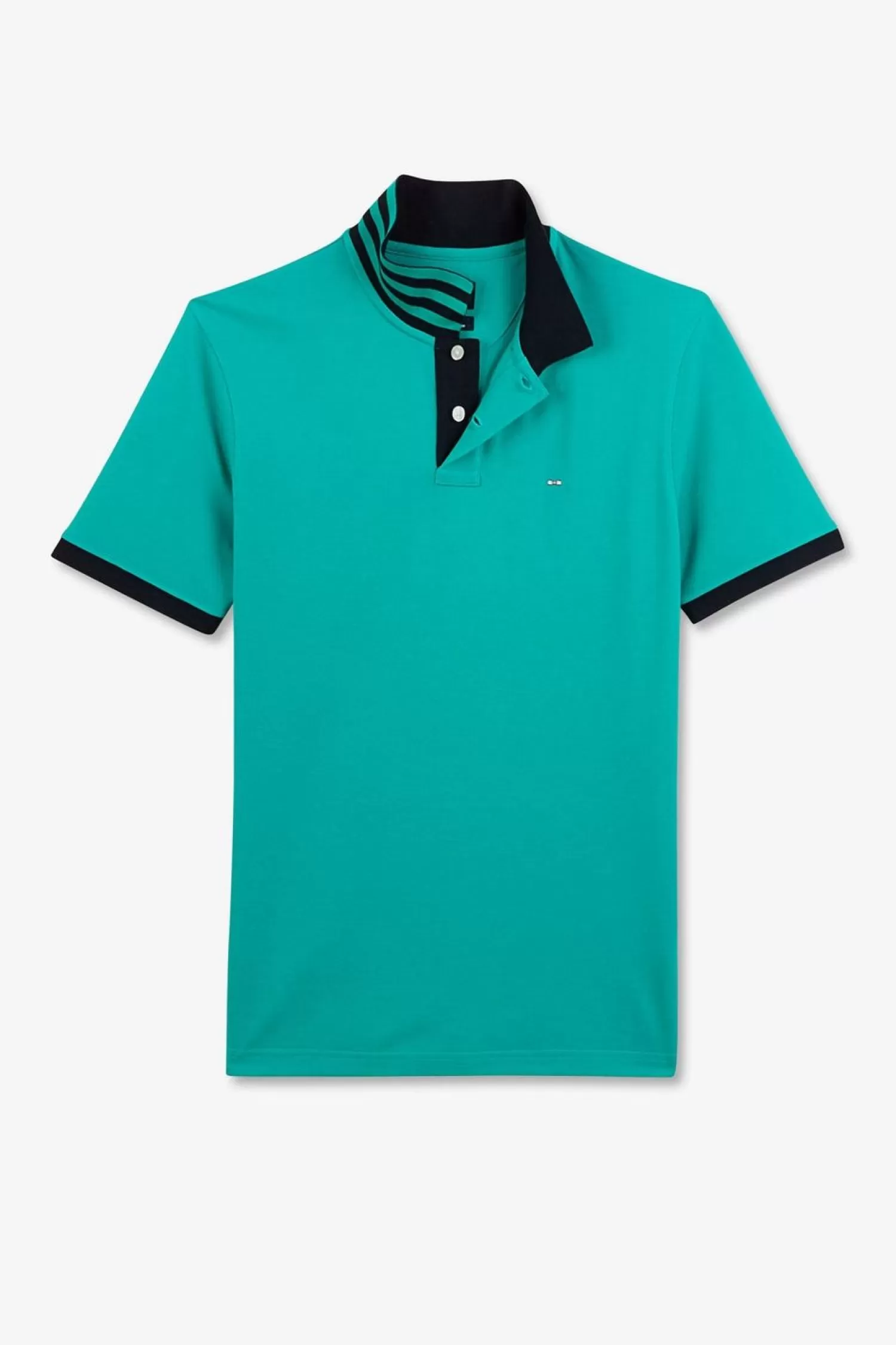 Eden Park Polo Vert Manches Courtes-Homme Polos