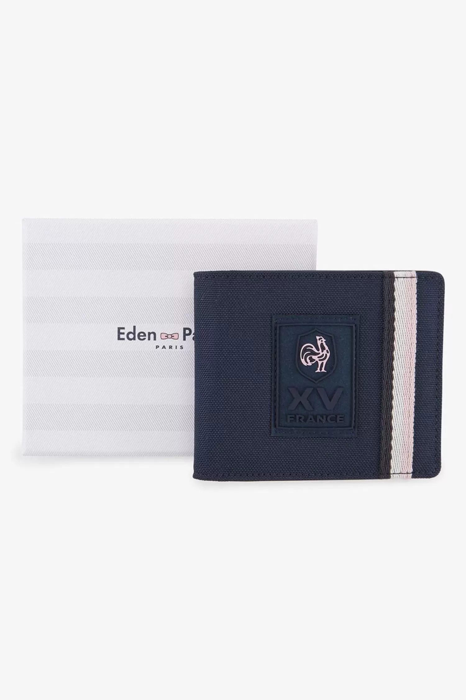 portefeuille_italien_xv_de_france_tricolore_3.webp Eden Park Portefeuille Italien Xv De France Tricolore-Homme Portefeuilles