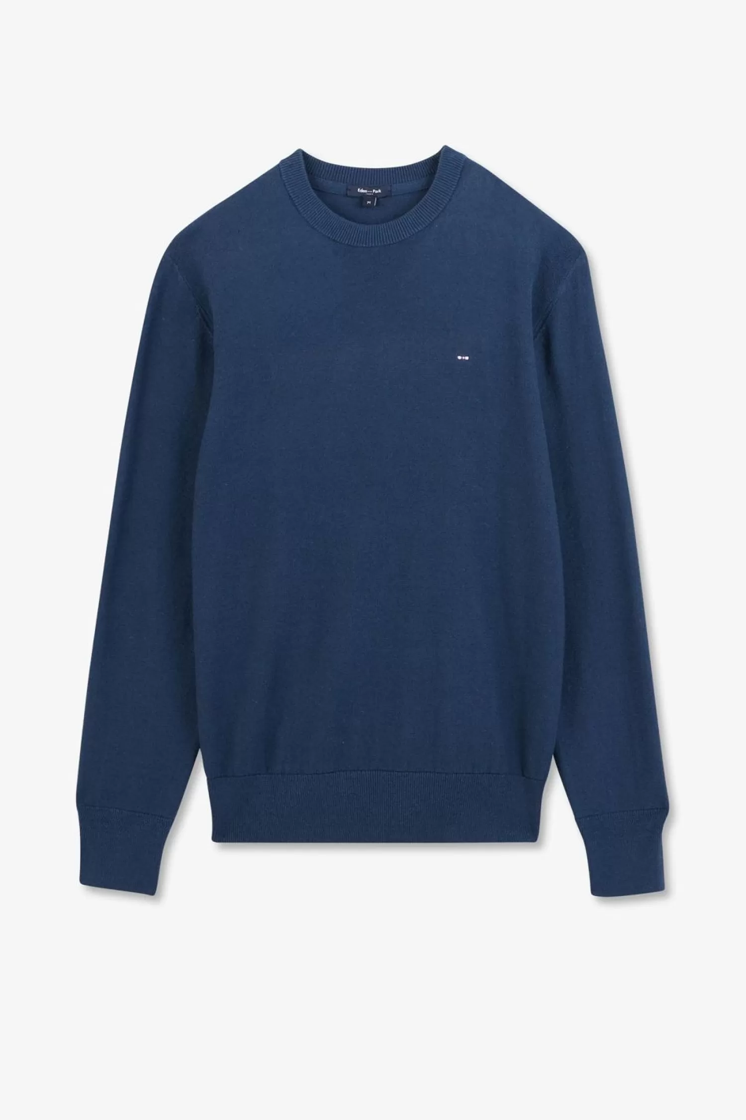 Eden Park Pull Bleu En Lin Melange-Homme Pulls