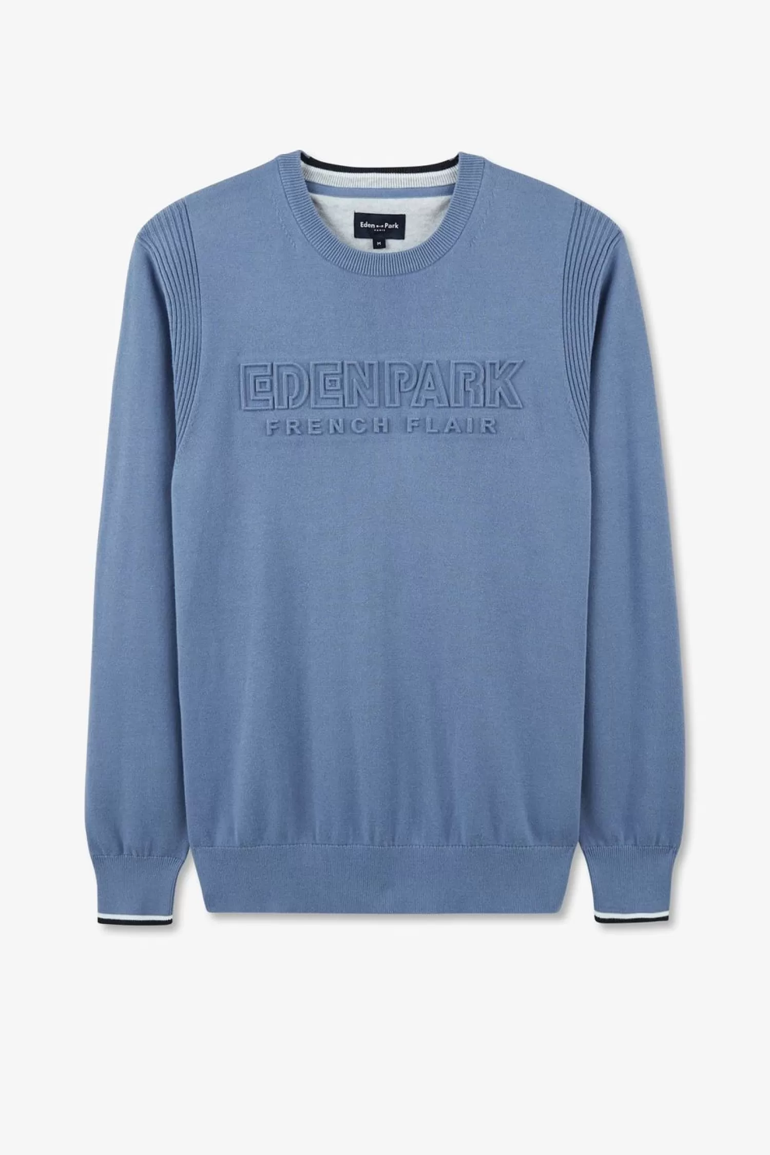 Eden Park Pull Bleu Uni-Homme Pulls