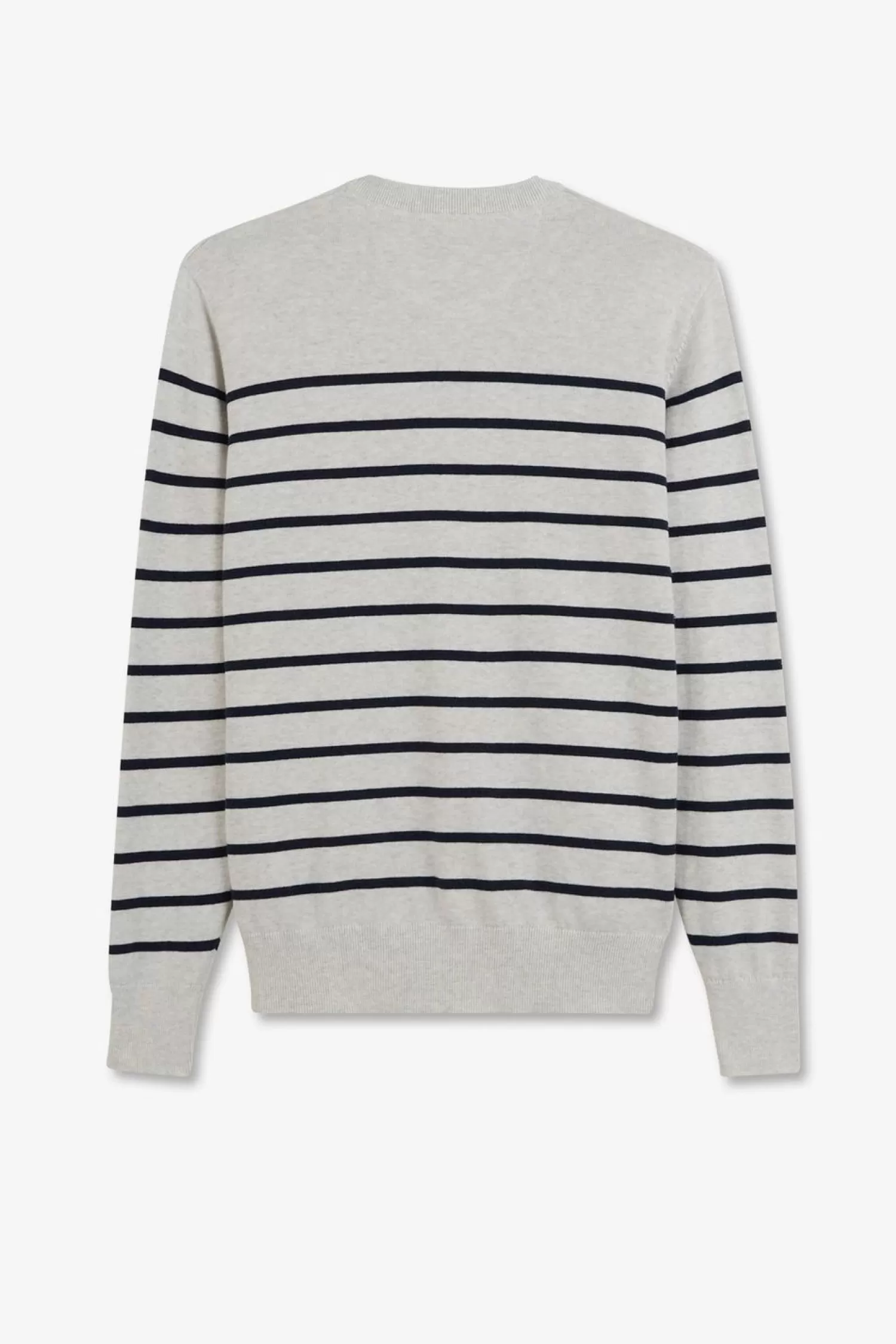 Eden Park Pull Gris A Rayures-Homme Pulls