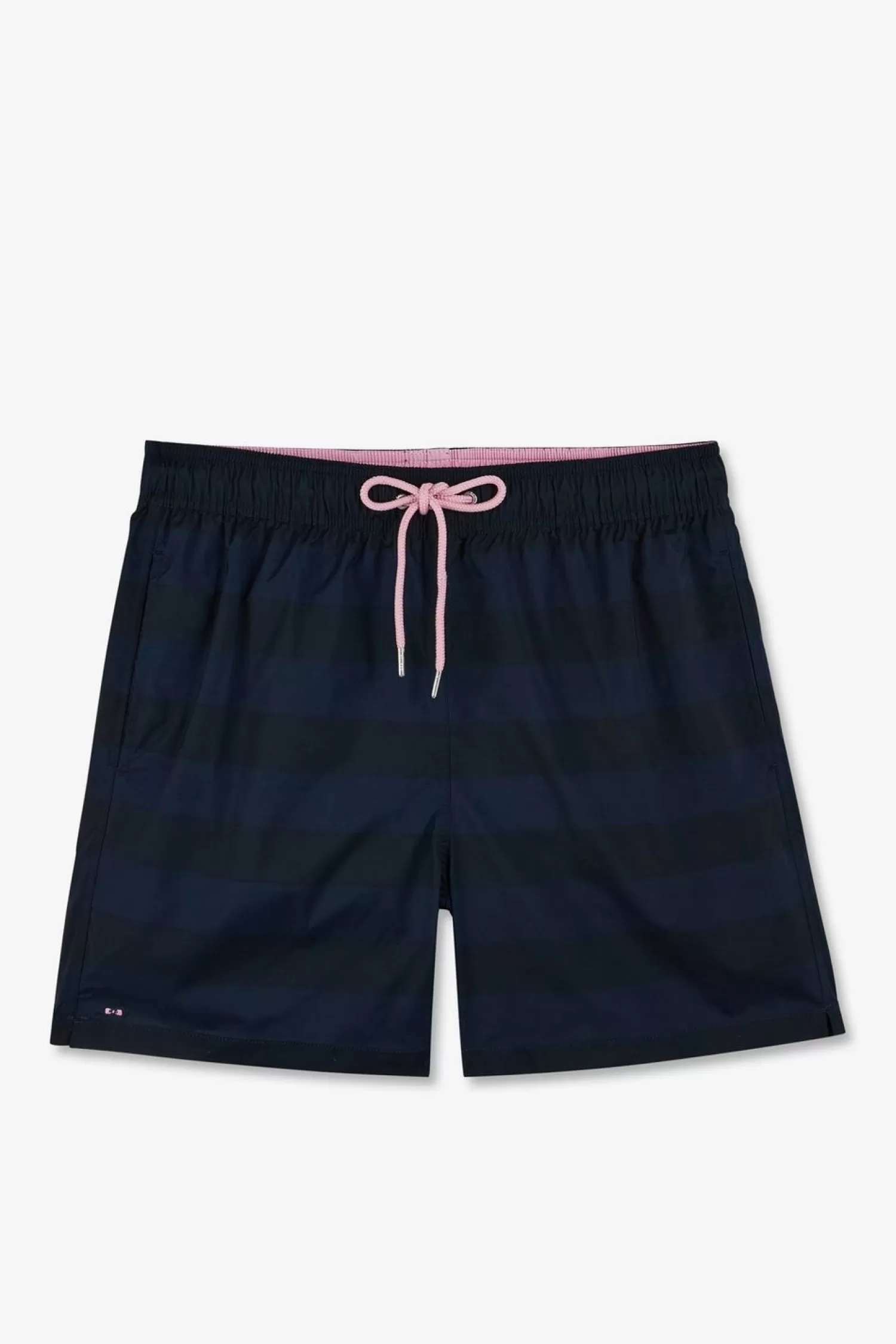 Eden Park Short De Bain A Rayures Bleu Marine-Homme Maillots De Bain