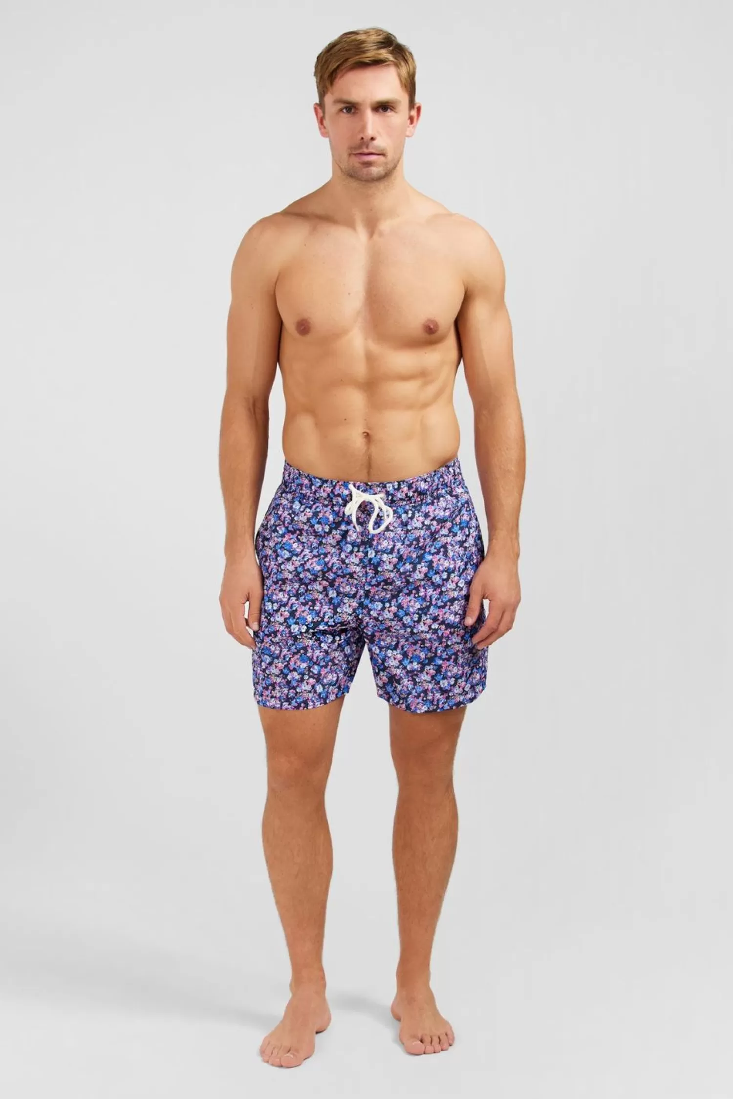 Eden Park Short De Bain Rose Imprime Exclusif Fleurs-Homme Maillots De Bain