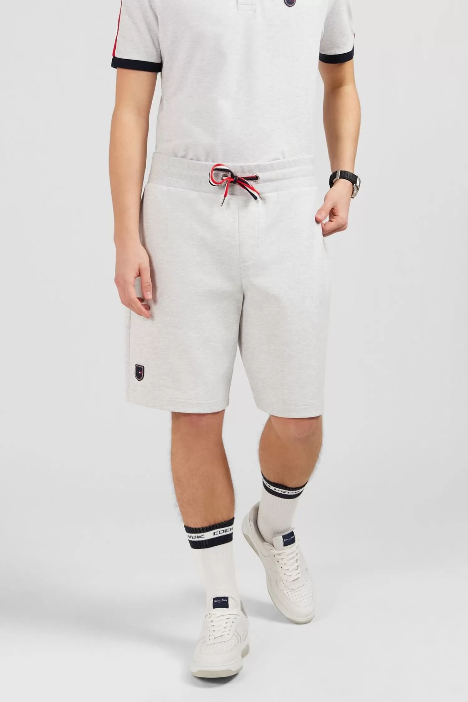 Eden Park Short En Molleton Gris-Homme Shorts Et Bermudas