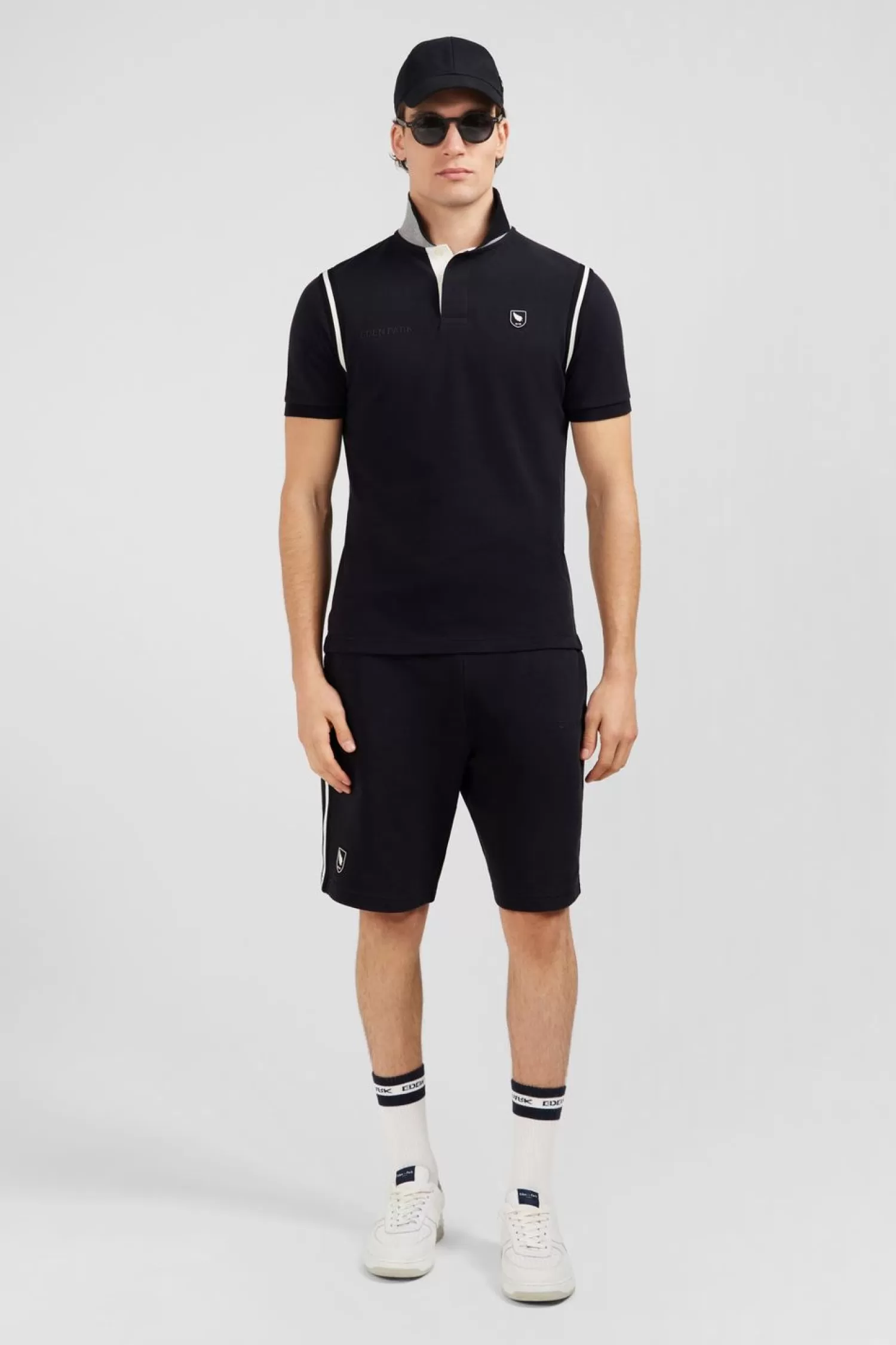 Eden Park Short En Molleton Noir-Homme Shorts Et Bermudas