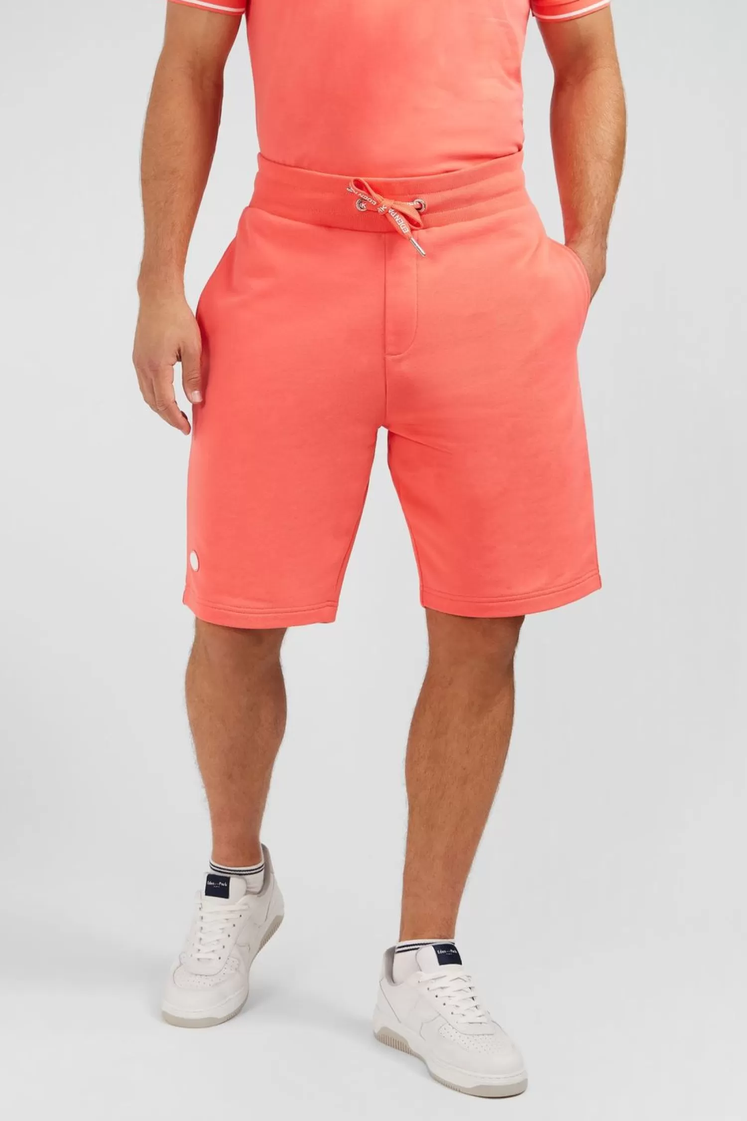 Eden Park Short En Molleton Rose Saumon-Homme Shorts Et Bermudas