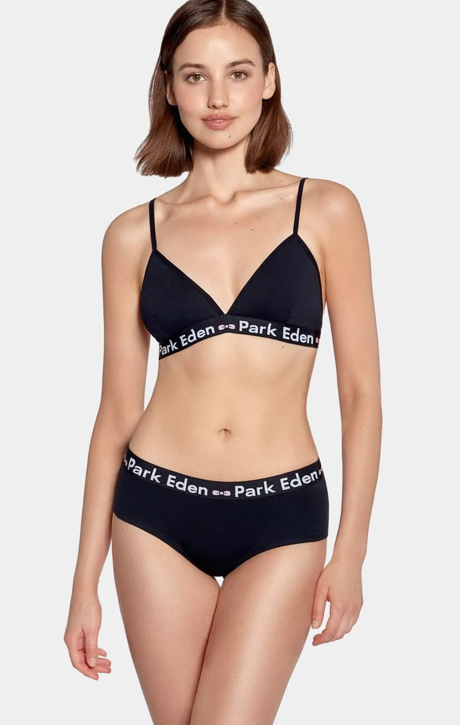 Eden Park Soutien-Gorge Triangle Marine En Modal Stretch-Femme Sous-Vêtements