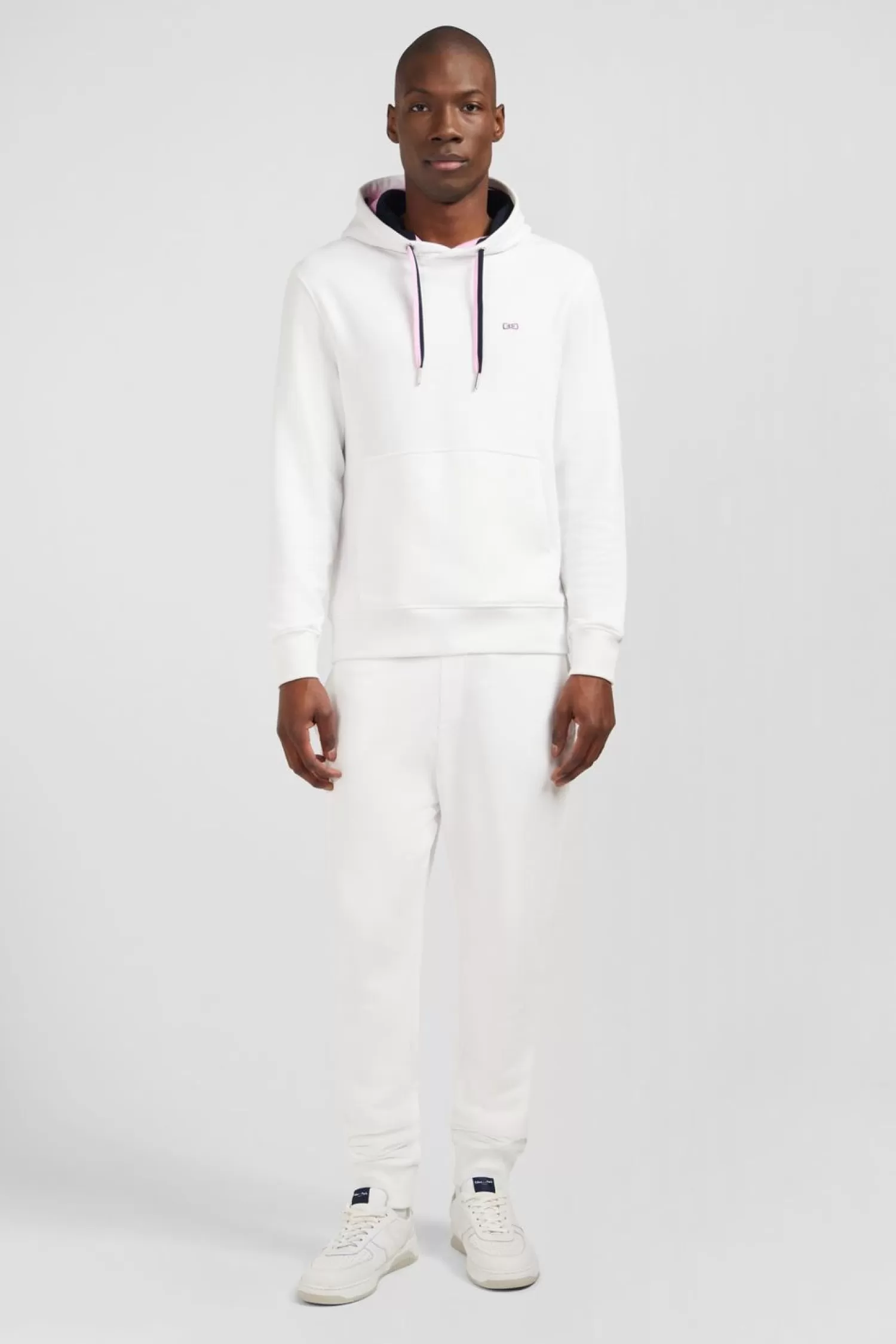 Eden Park Sweat Blanc A Capuche-Homme Sweats