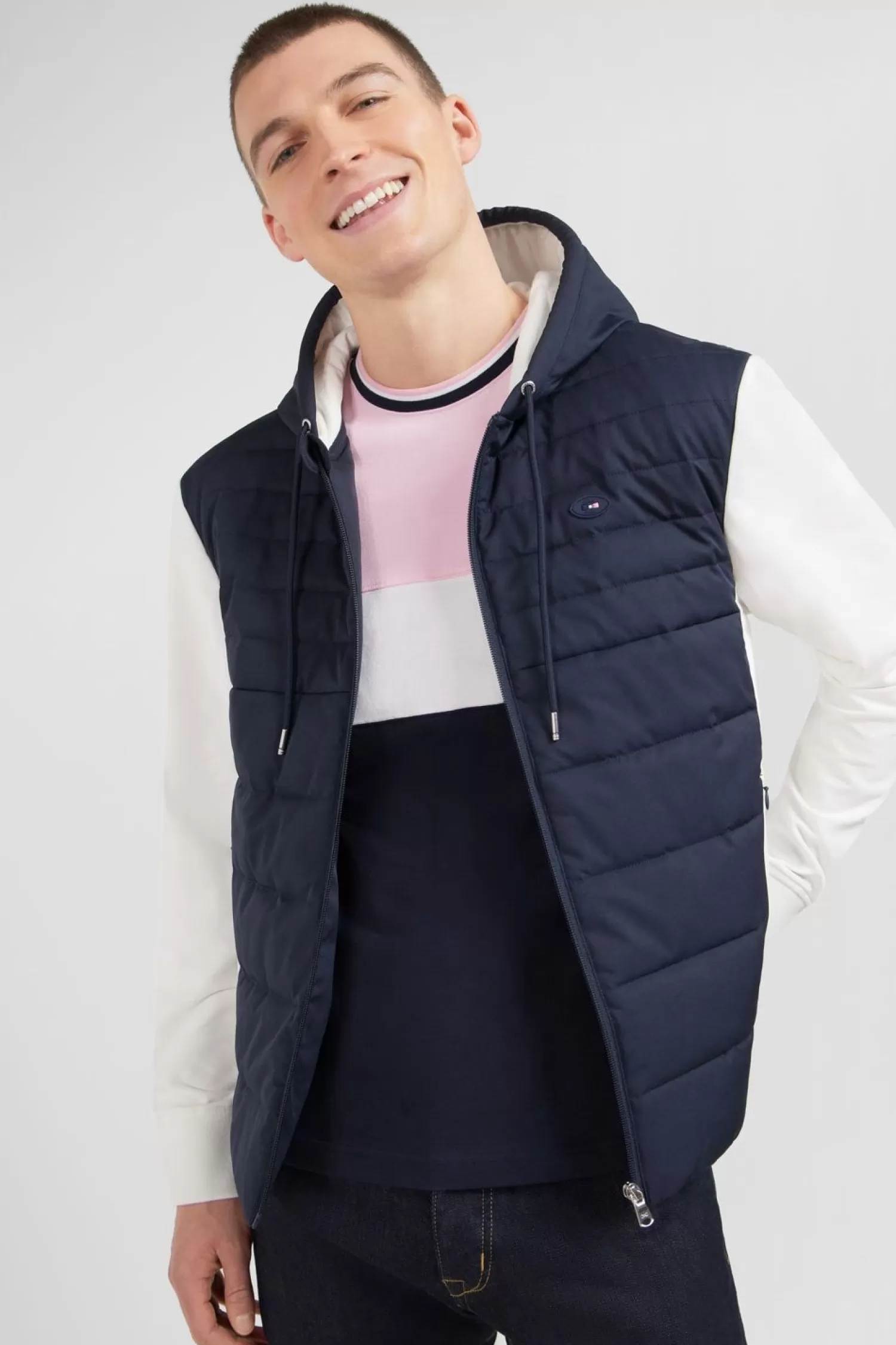 sweat_blanc_zippe_colorblock_bimatiere_xv_de_france_2.webp Eden Park Sweat Blanc Zippe Colorblock Bimatiere Xv De France-Homme Sweats