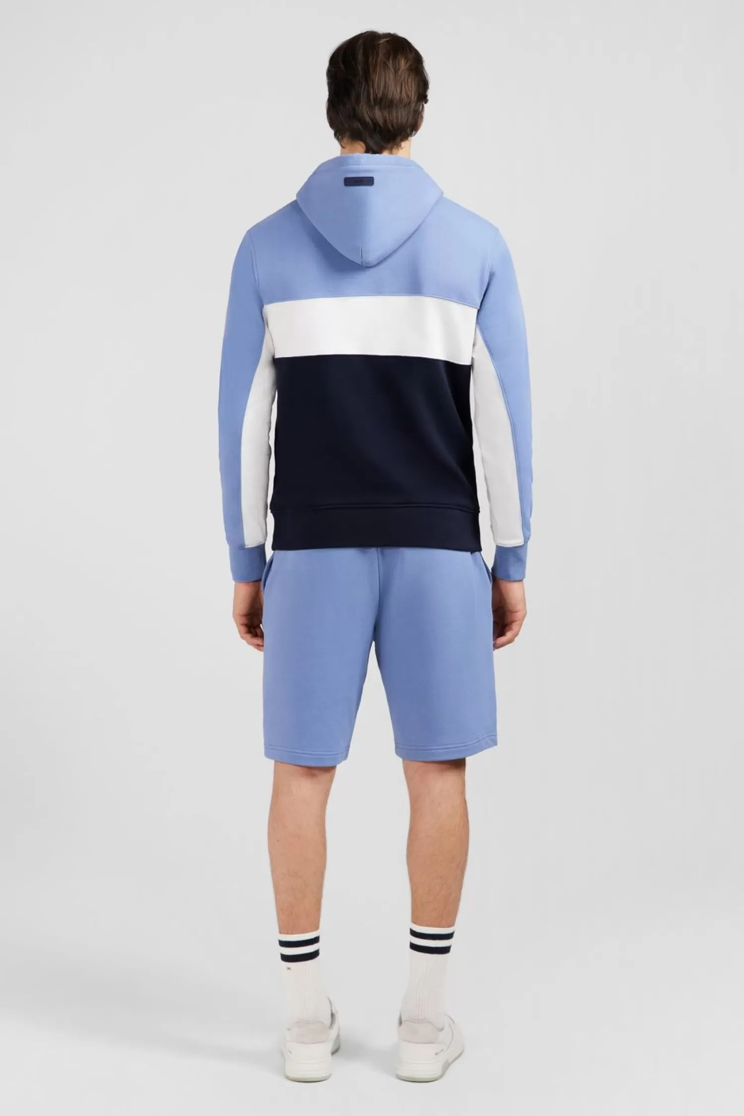 sweat_bleu_colorblock_a_capuche_5.webp Eden Park Sweat Bleu Colorblock A Capuche-Homme Sweats
