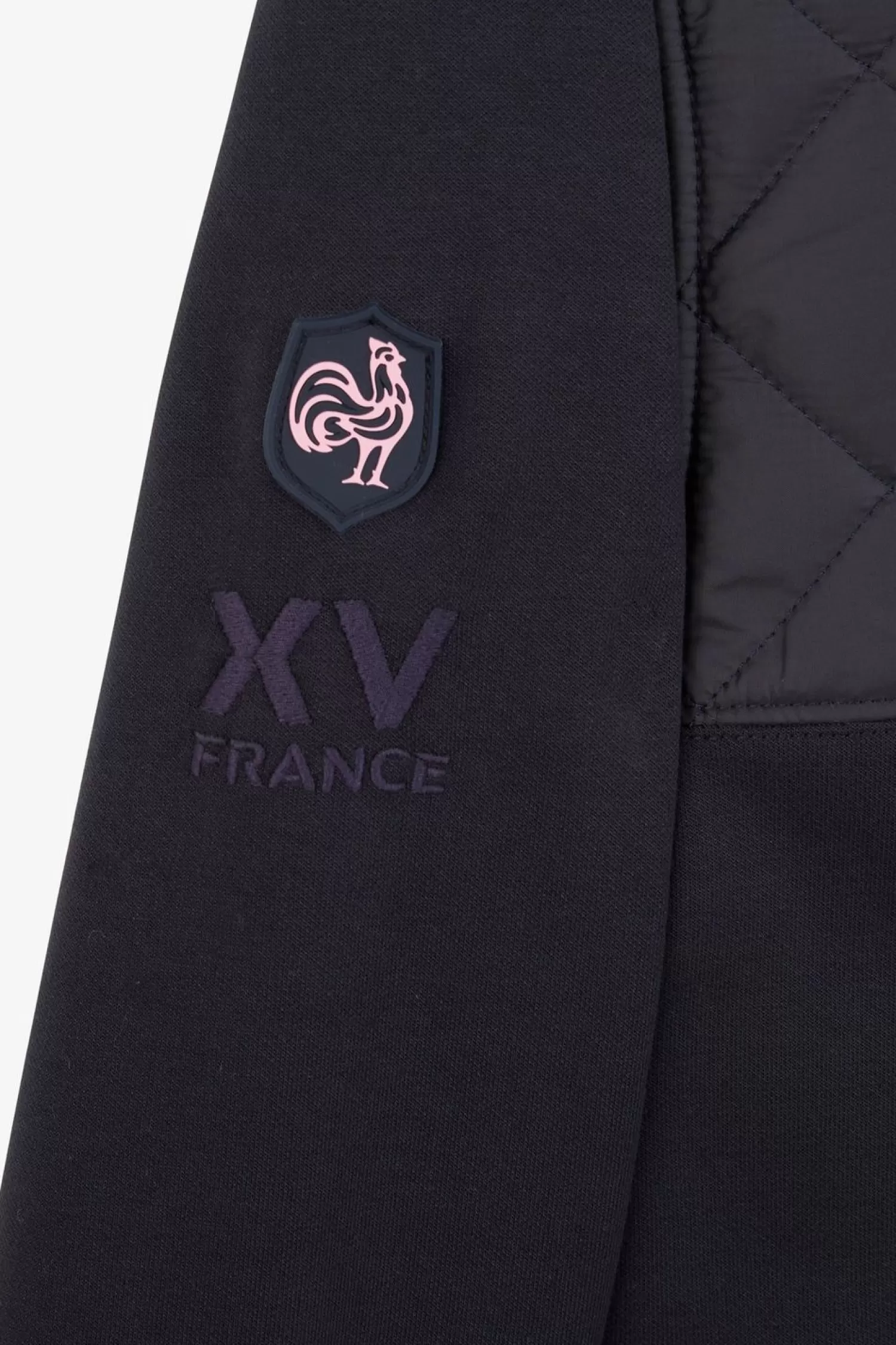 Eden Park Sweat Bleu Fonce Zippe Colorblock-Homme Sweats