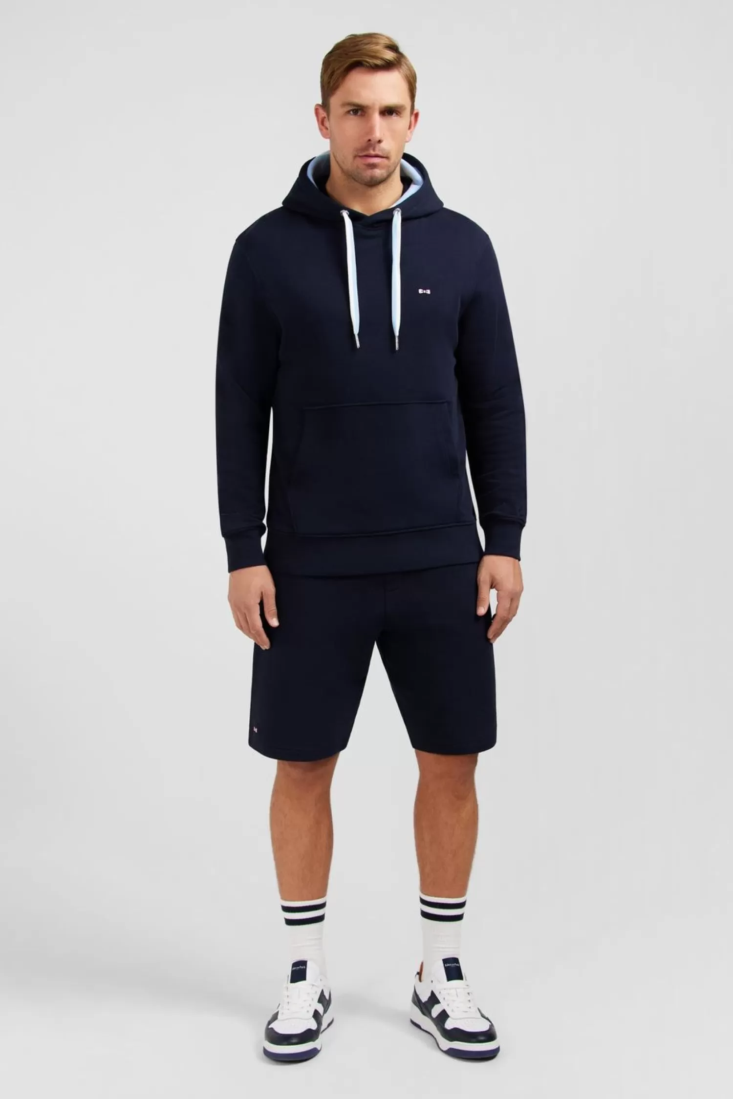 Eden Park Sweat Bleu Marine A Capuche-Homme Sweats