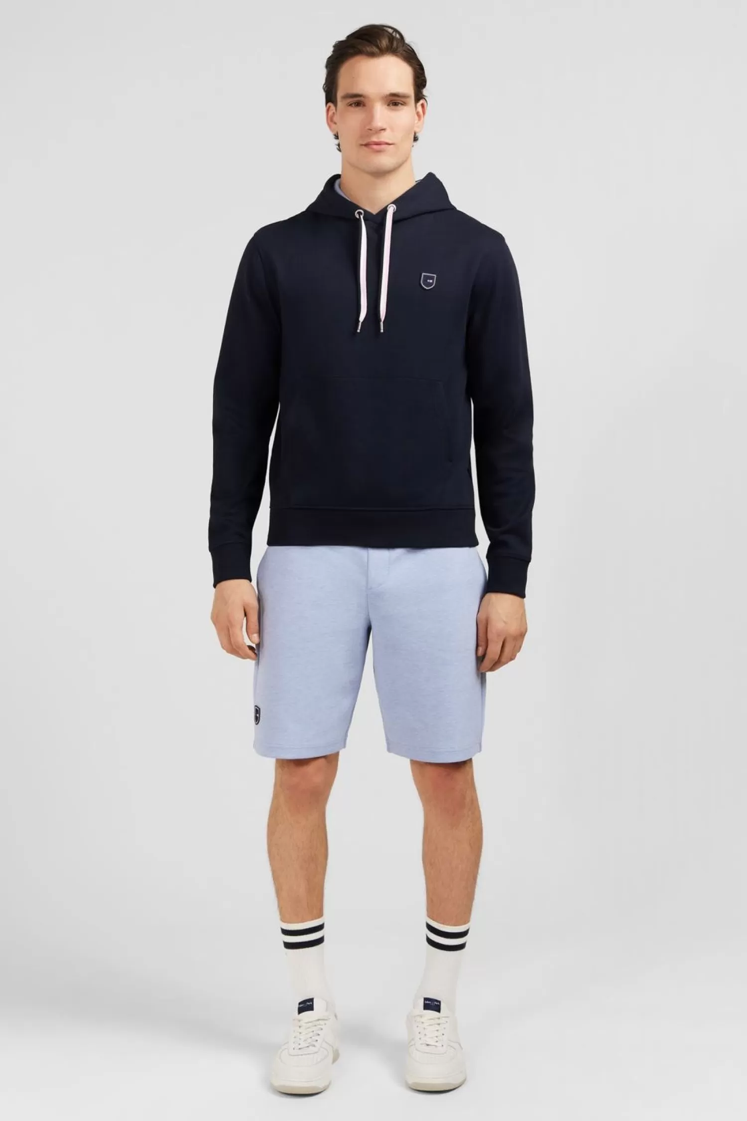 Eden Park Sweat Bleu Marine A Capuche-Homme Sweats