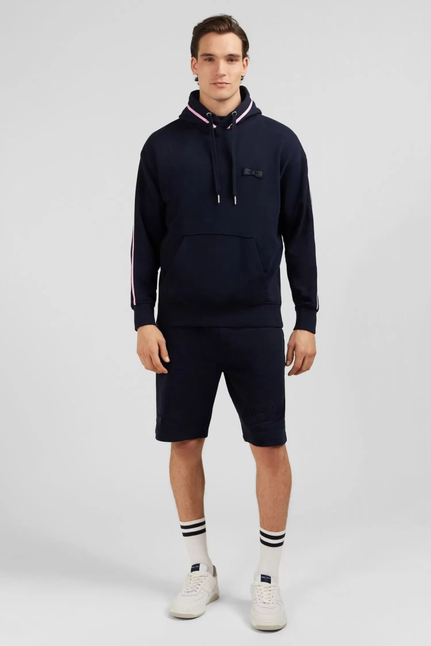 Eden Park Sweat Bleu Marine A Capuche-Homme Sweats