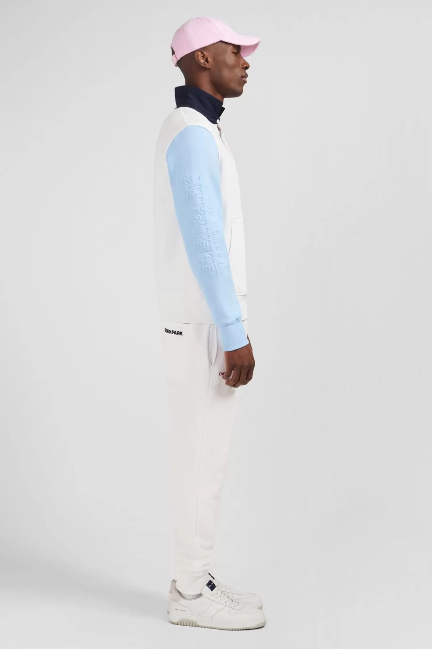 Eden Park Sweat Colorblock A Col Maillot-Homme Maillots De Rugby