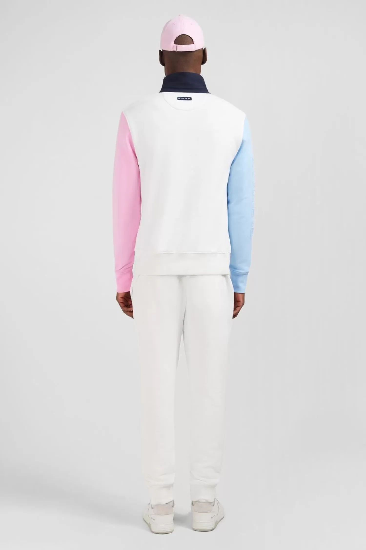 Eden Park Sweat Colorblock A Col Maillot-Homme Maillots De Rugby