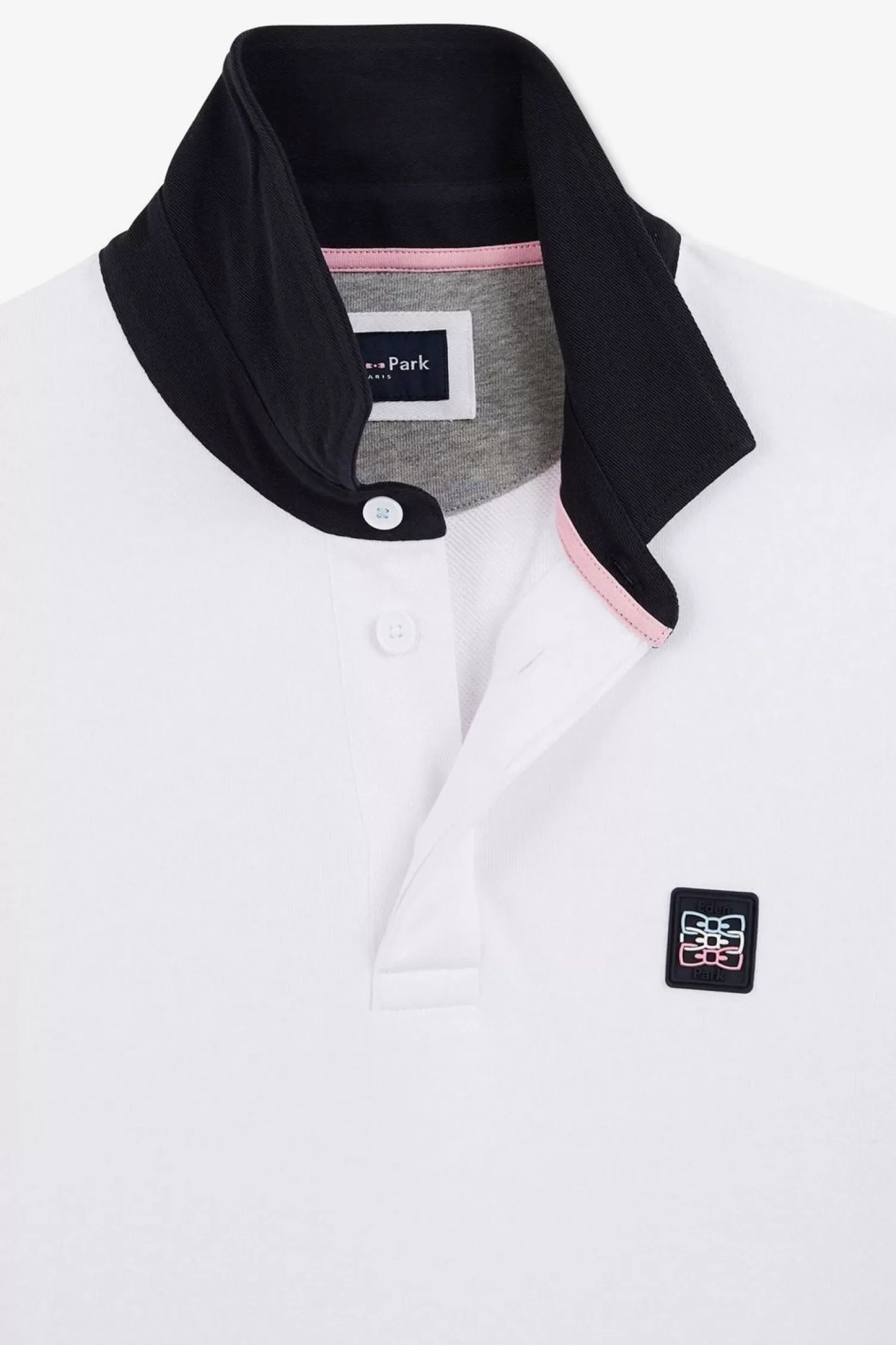 Eden Park Sweat Colorblock A Col Maillot-Homme Maillots De Rugby