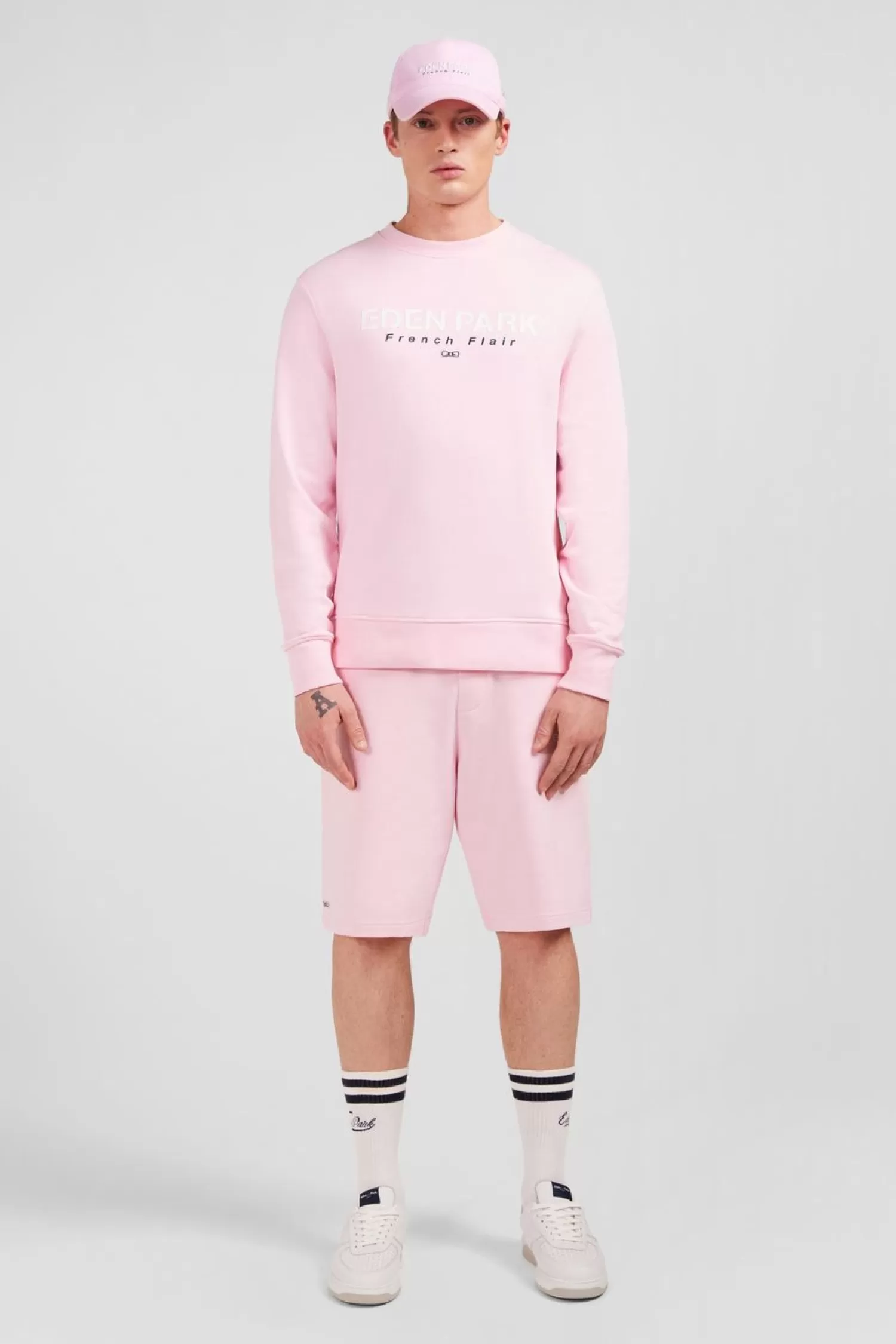 Eden Park Sweat Rose A Col Rond-Homme Sweats