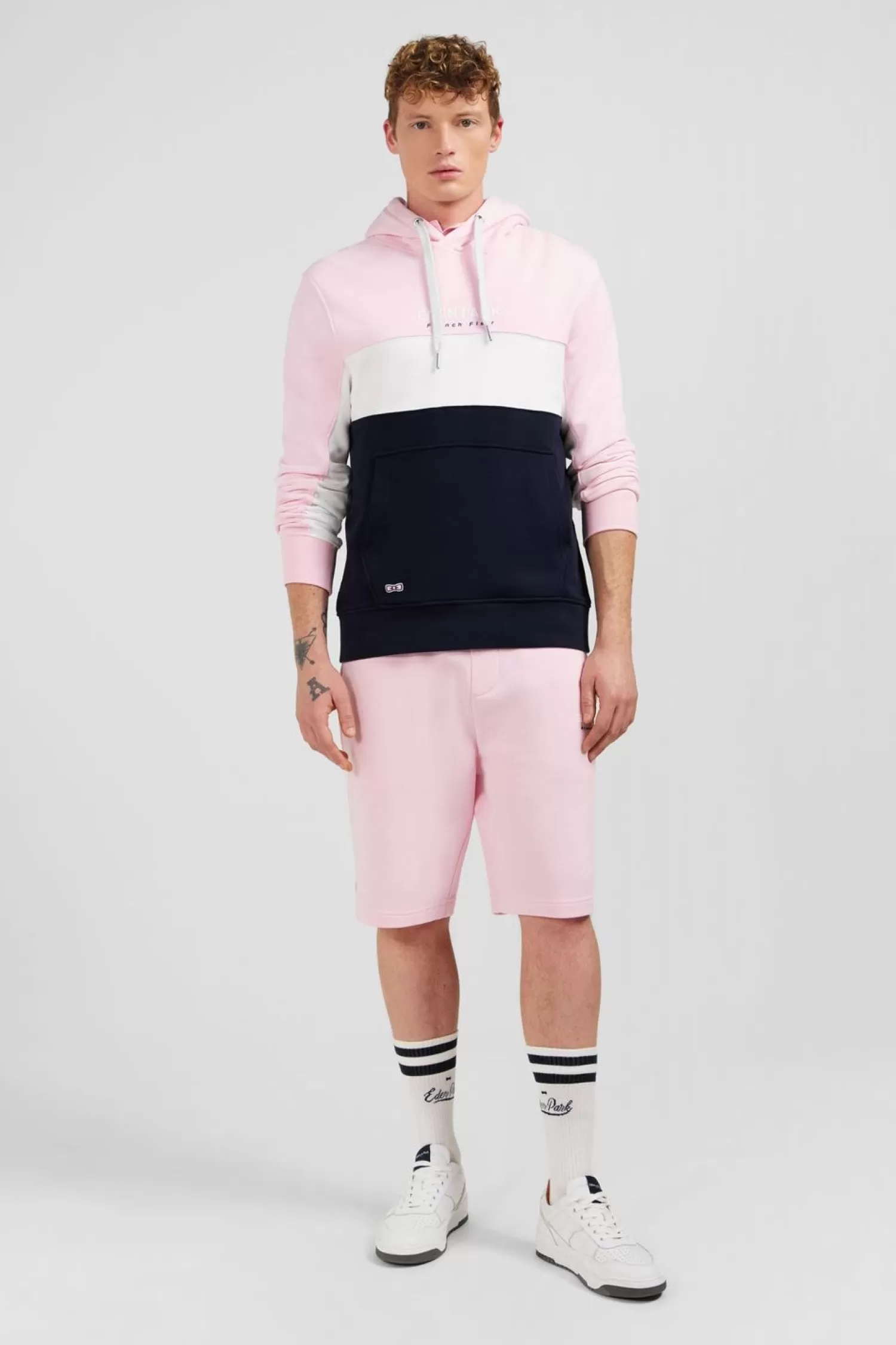 Eden Park Sweat Rose Colorblock A Capuche-Homme Sweats