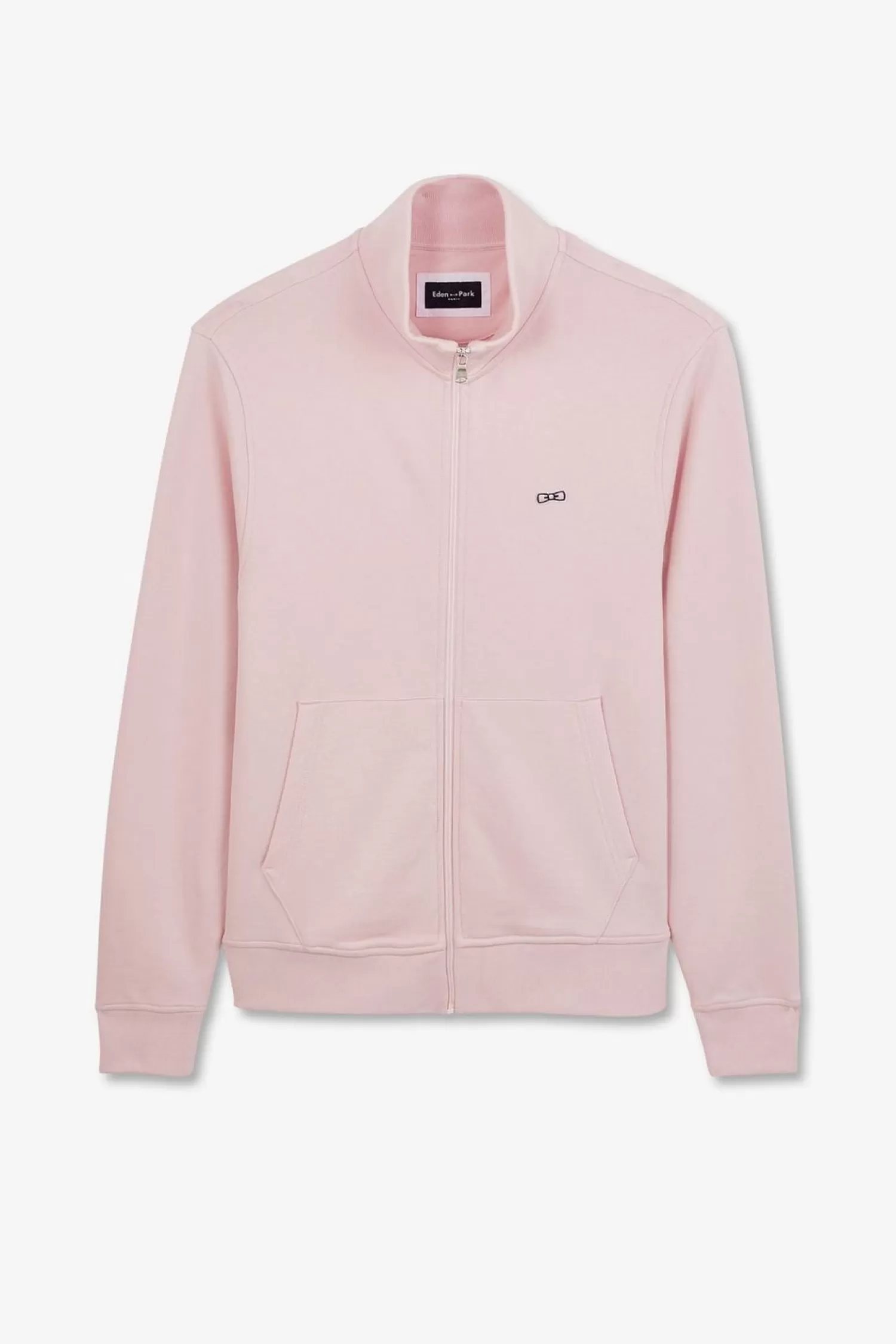 Eden Park Sweat Rose Zippe A Col Montant-Homme Sweats