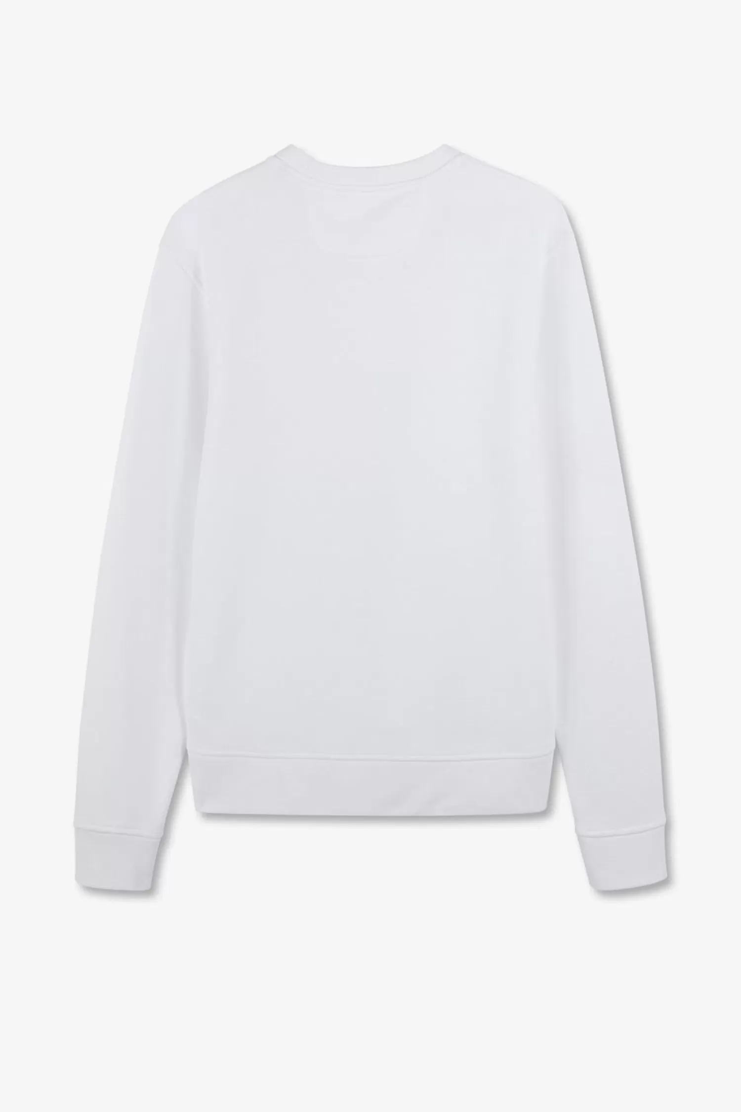 sweatshirt_a_col_rond_en_molleton_blanc_embleme_noeud_papillon_3.webp Eden Park Sweatshirt A Col Rond En Molleton Blanc Embleme Noeud Papillon-Homme Sweats
