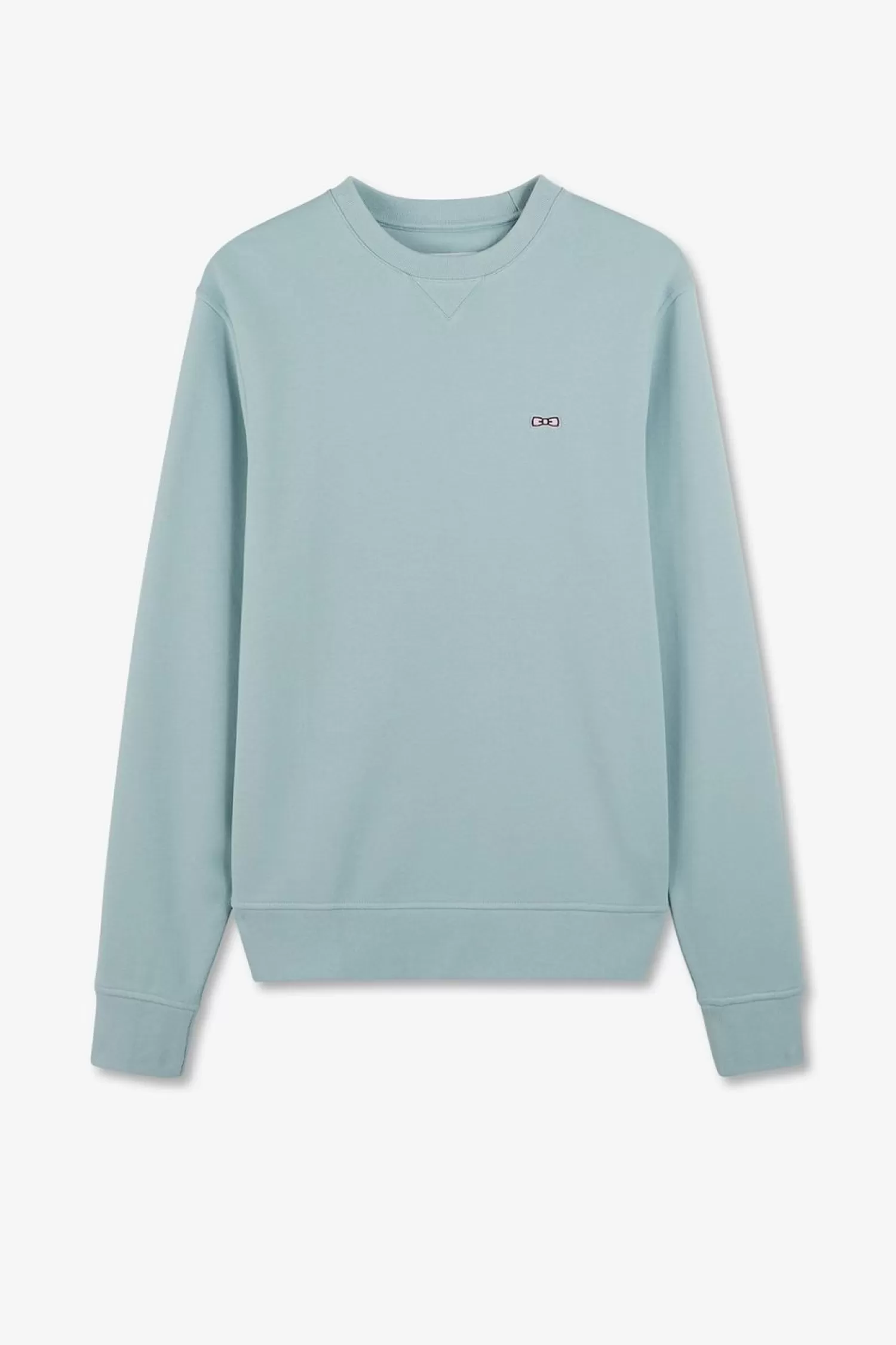 Eden Park Sweatshirt A Col Rond En Molleton Vert Embleme Noeud Papillon-Homme Sweats