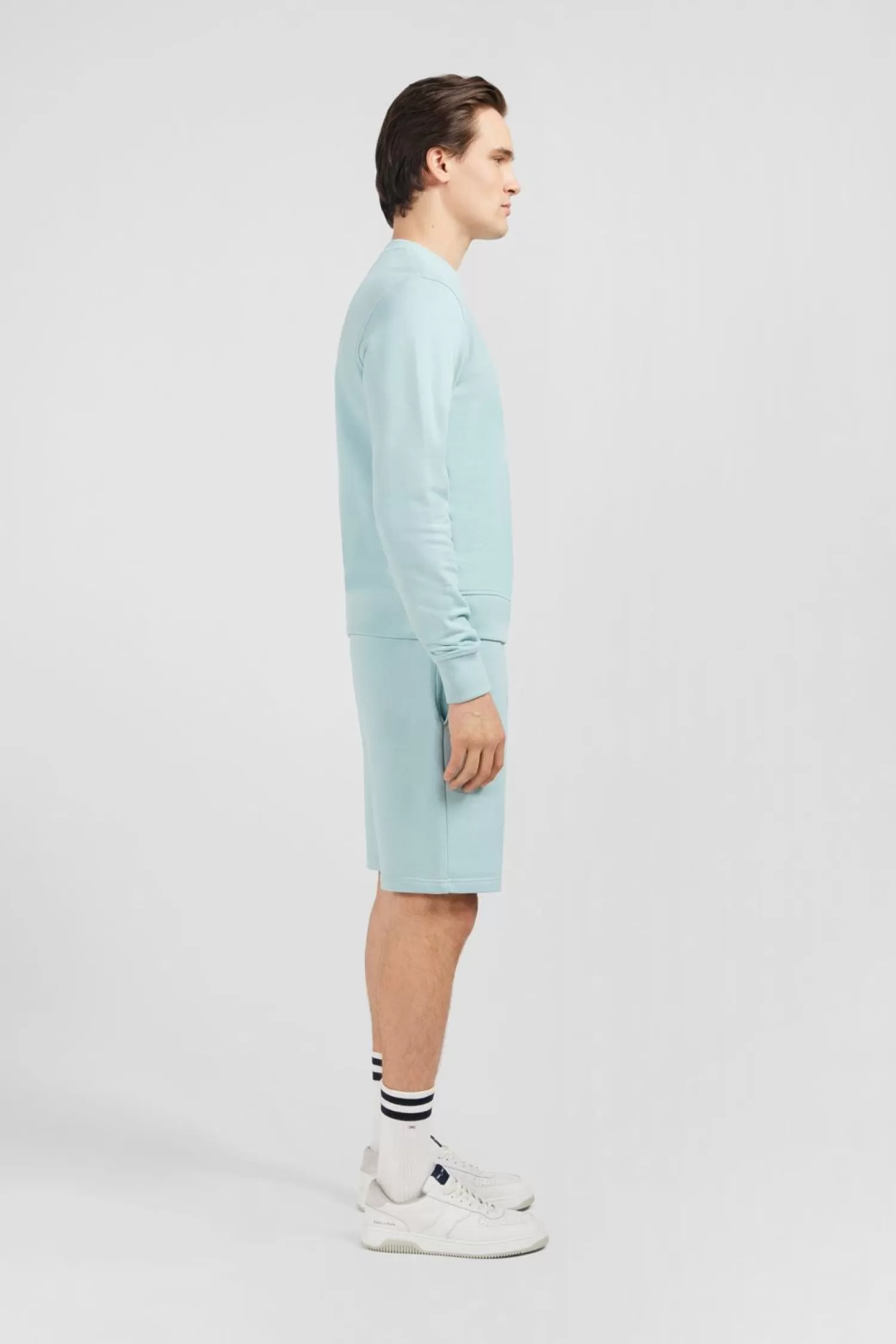 Eden Park Sweatshirt A Col Rond En Molleton Vert Embleme Noeud Papillon-Homme Sweats