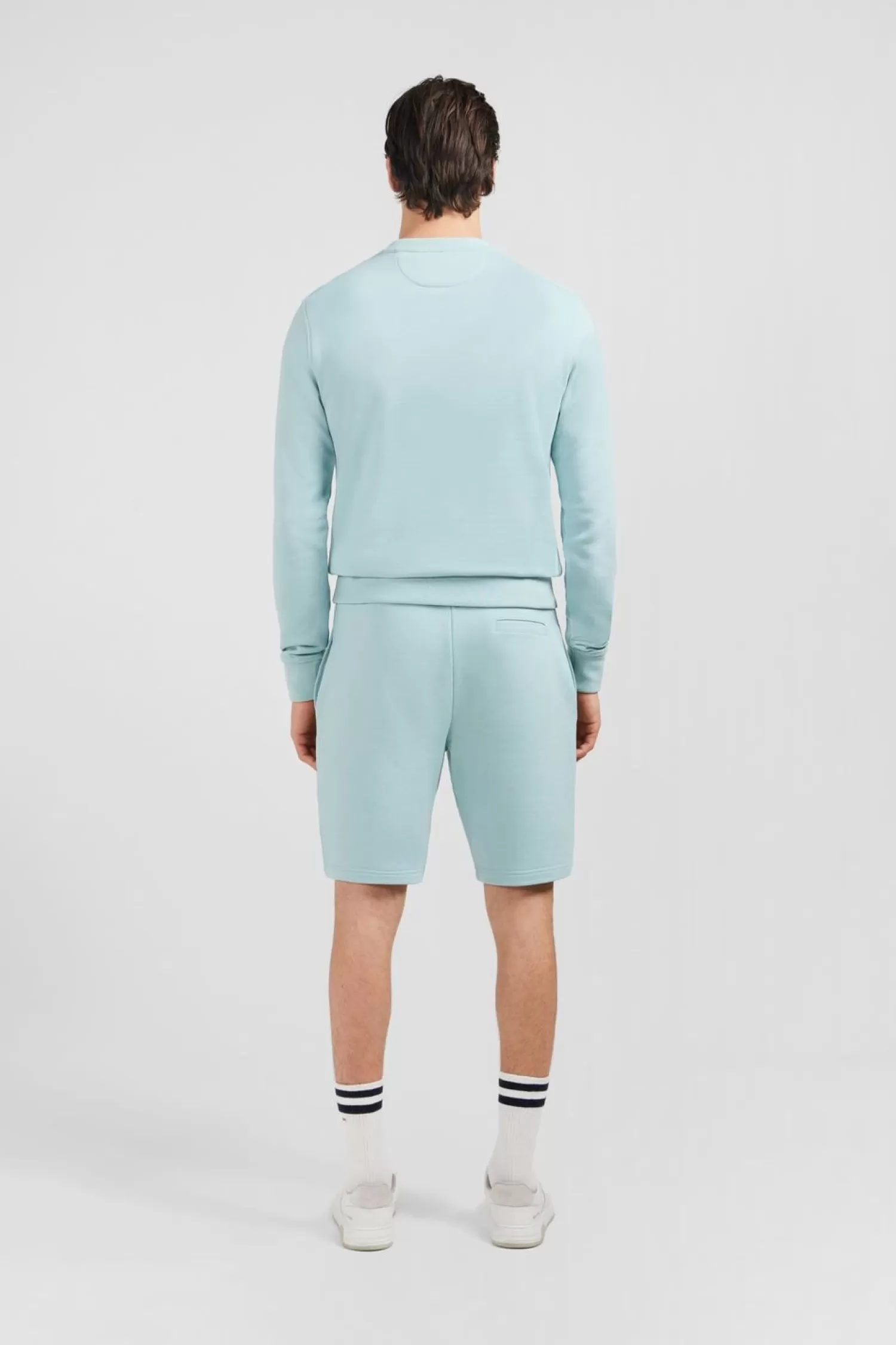 Eden Park Sweatshirt A Col Rond En Molleton Vert Embleme Noeud Papillon-Homme Sweats