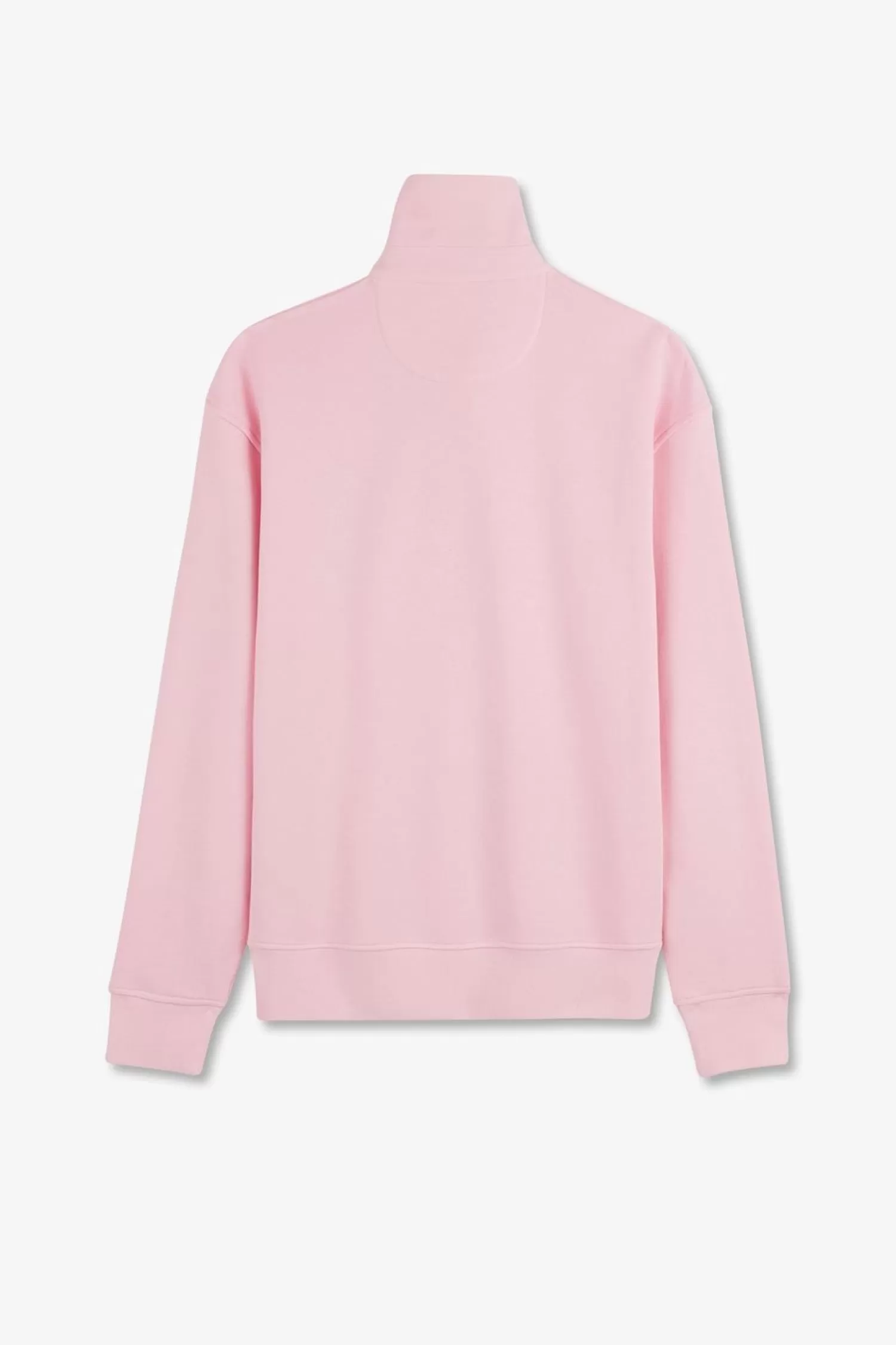 Eden Park Sweatshirt Rose Col Polo En Coton-Femme Sweats