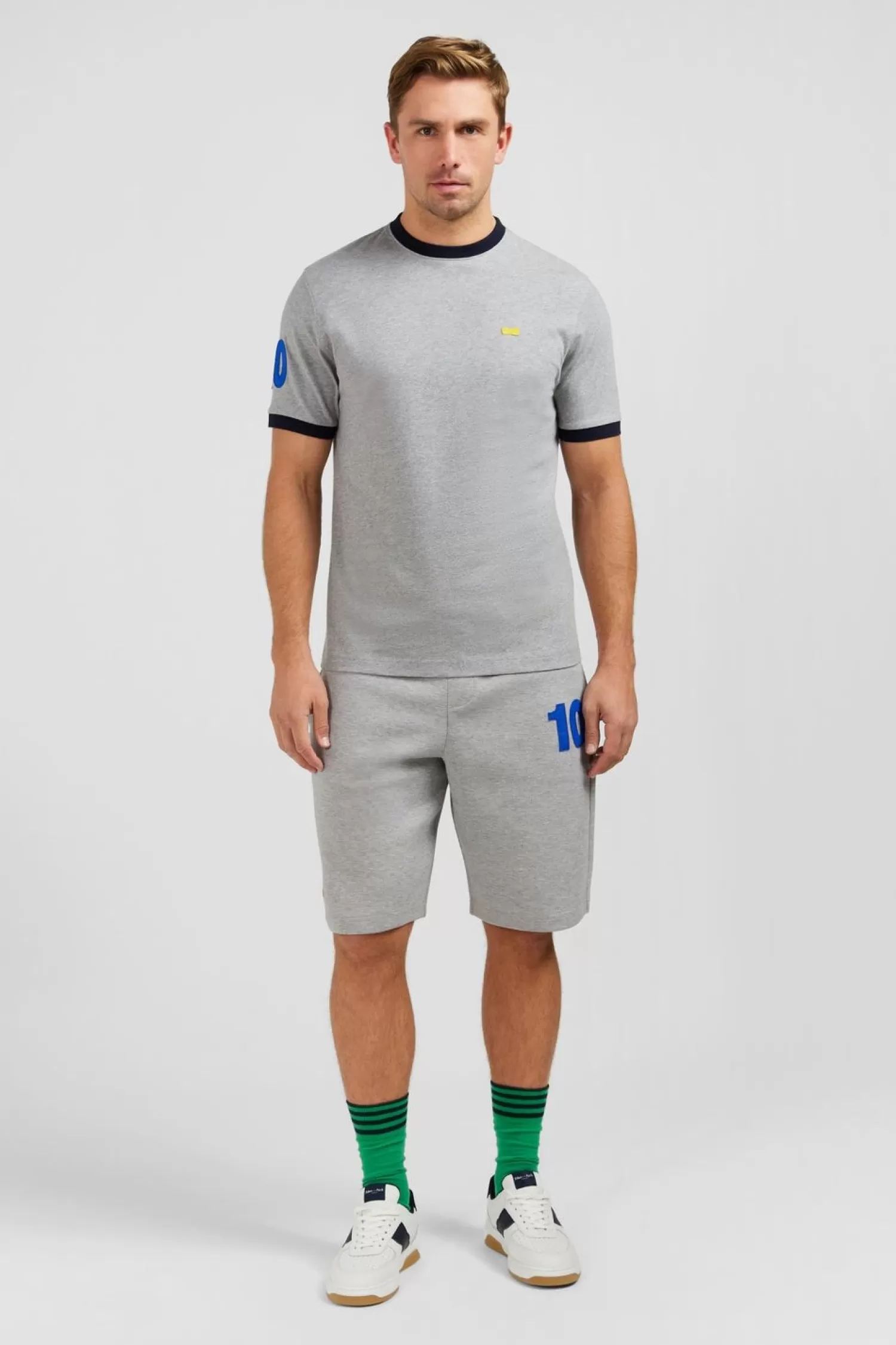 Eden Park T-Shirt A Manches Courtes Gris Clair-Homme T-Shirts