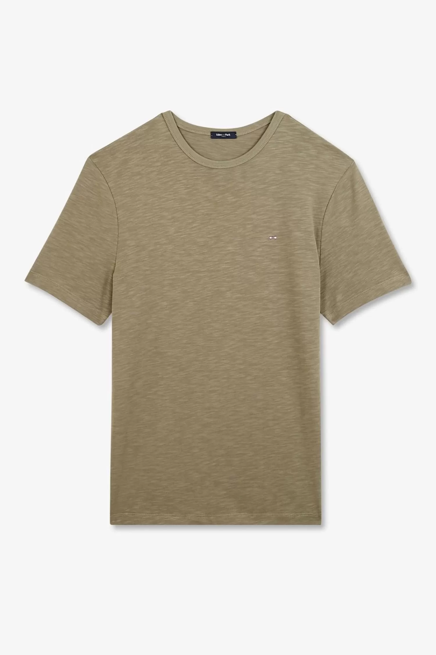 Eden Park T-Shirt Beige En Coton Flamme-Homme T-Shirts