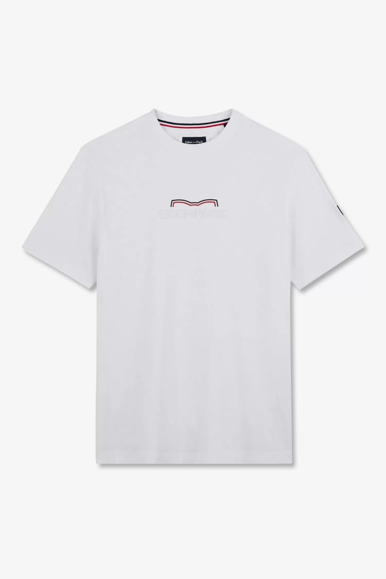 Eden Park T-Shirt Blanc A Manches Courtes-Homme T-Shirts